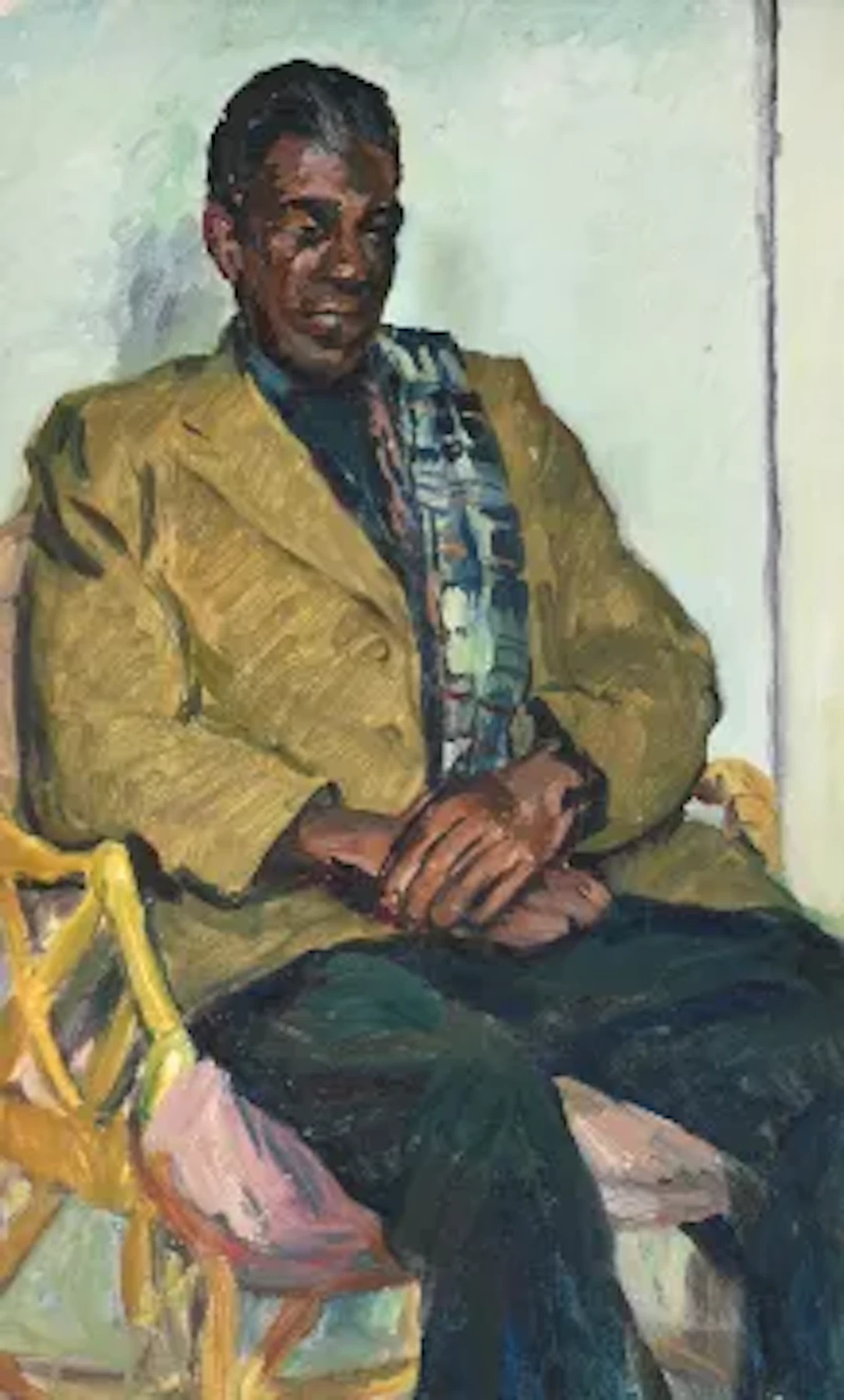 λ DUNCAN GRANT (BRITISH 1885-1978), PORTRAIT OF PATRICK NELSON, SEATED