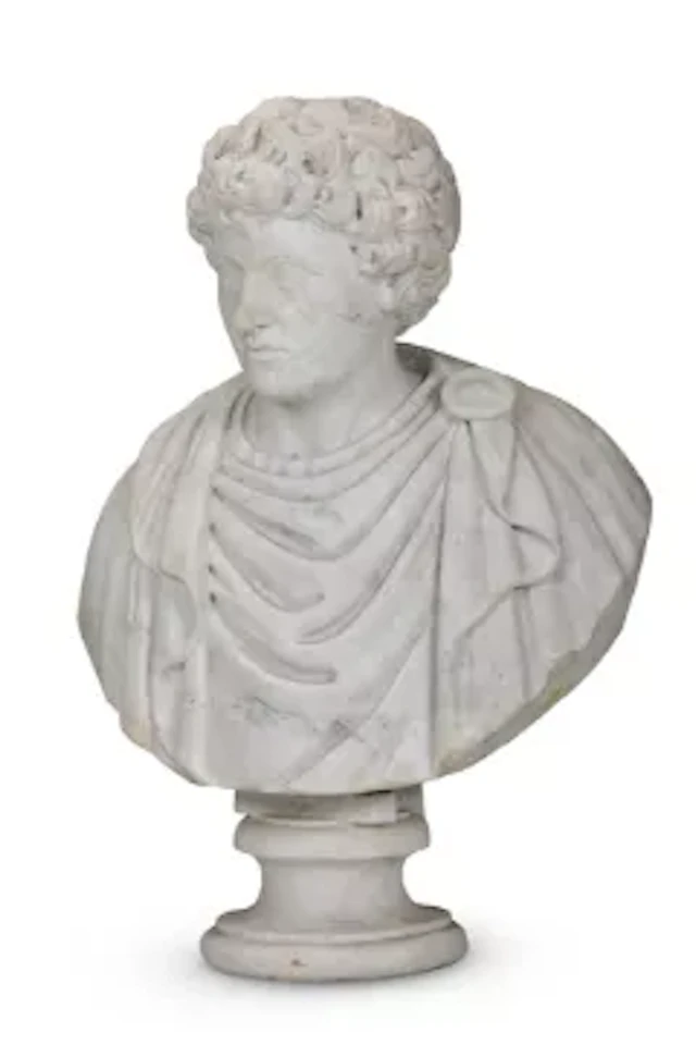 AFTER THE ANTIQUE, A MARBLE BUST PORTRAIT OF THE YOUNG MARCUS AURELIUS
