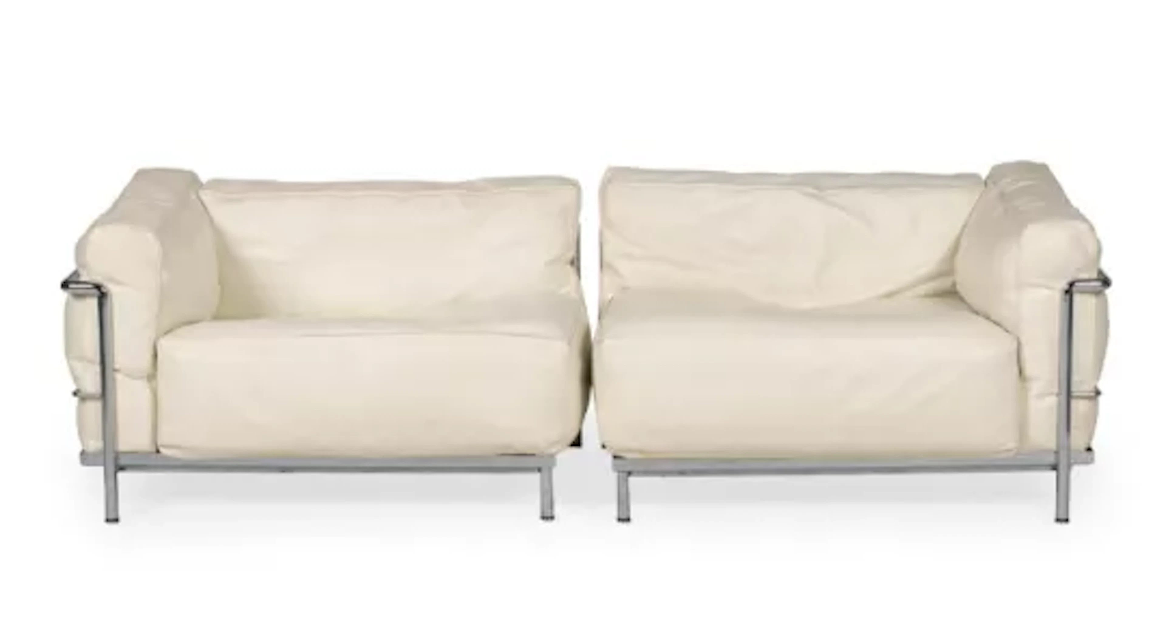 LE CORBUSIER (SWISS/ FRENCH, 1887-1965), PAIR OF LC3 MÉRIDIENNE, DESIGNED 1928