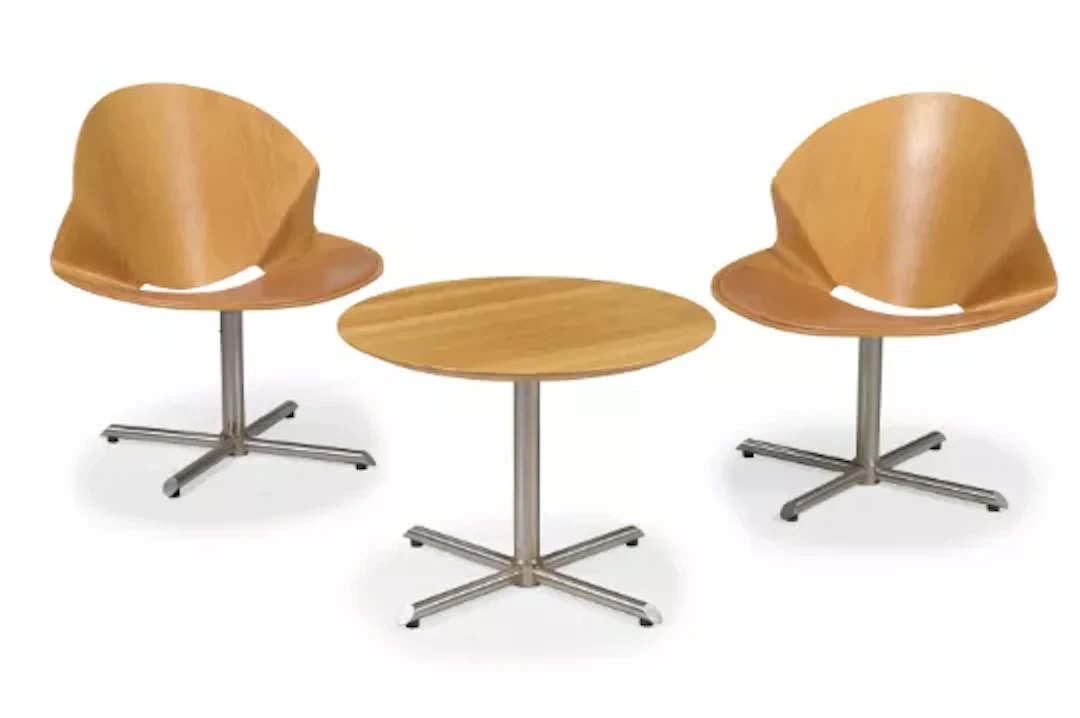 CHRISTINA STRAND (DANISH, B.1968), A PAIR OF 'REX' SIWVEL CHAIRS AND