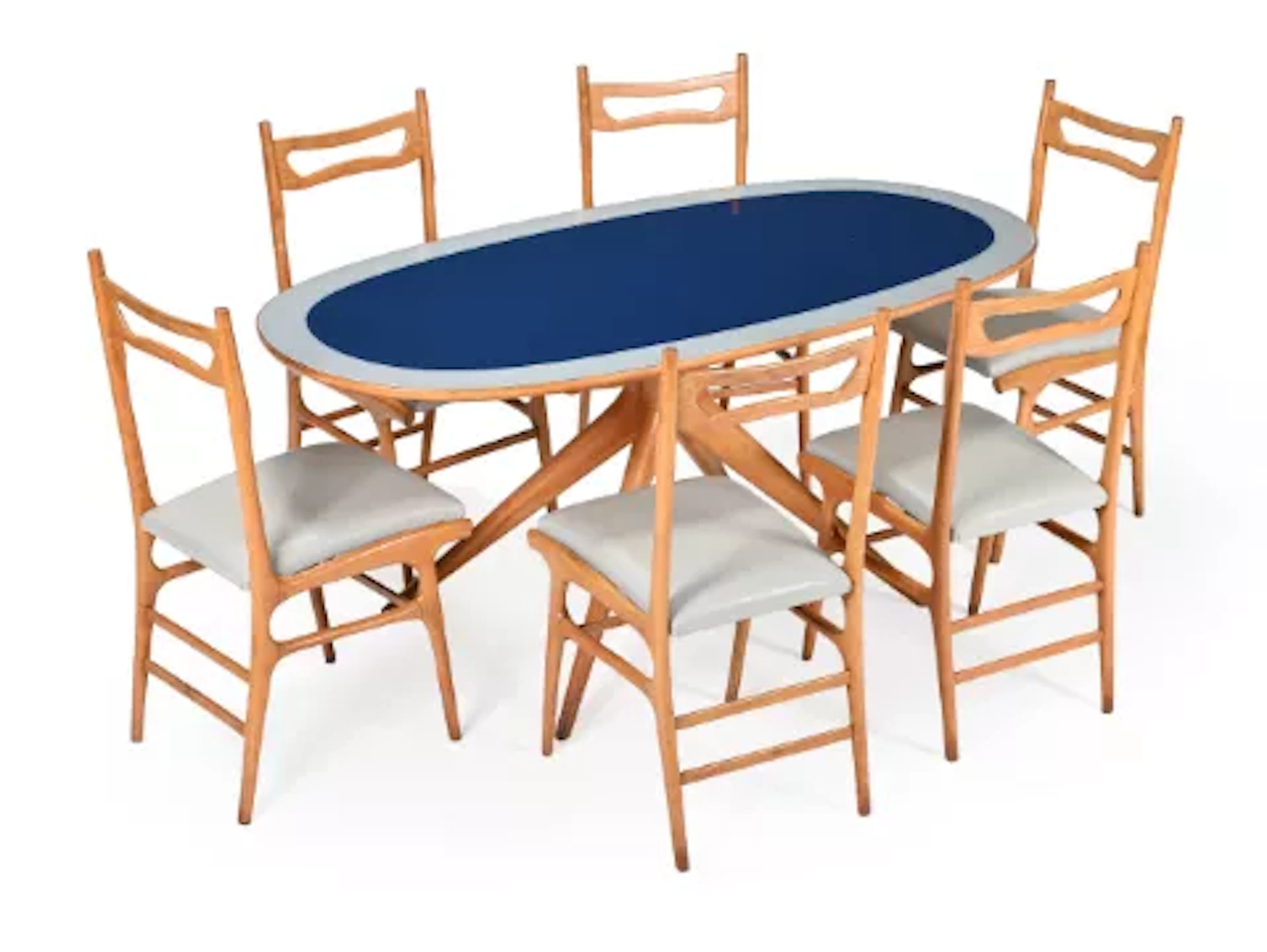 ICO PARISI (ITALIAN, 1916-1996) ATTRIBUTED, DINING SUITE, CIRCA 1950