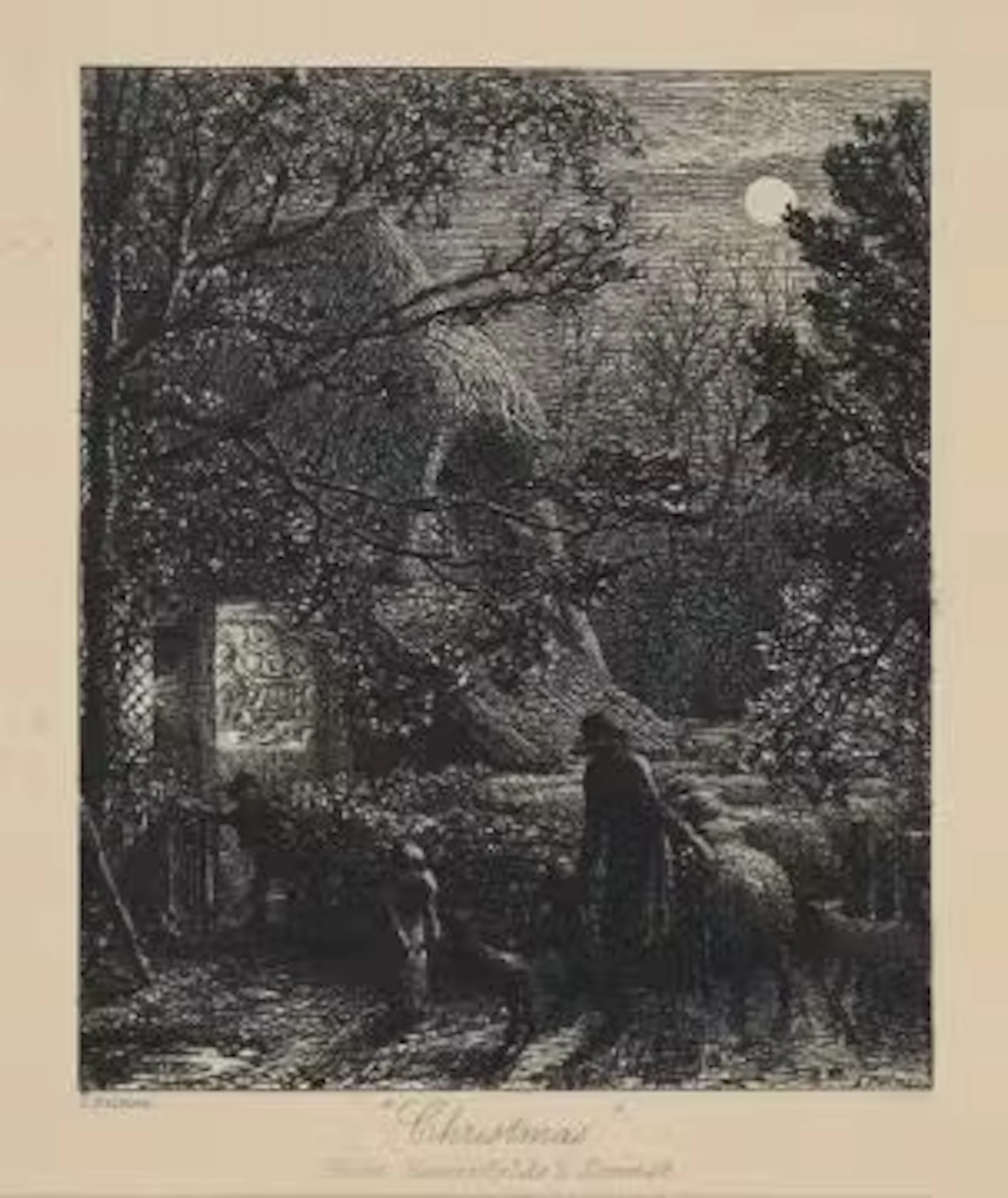 SAMUEL PALMER (BRITISH 1805 - 1881), 'CHRISTMAS' - FROM BAMPFYLDE'S SONNET