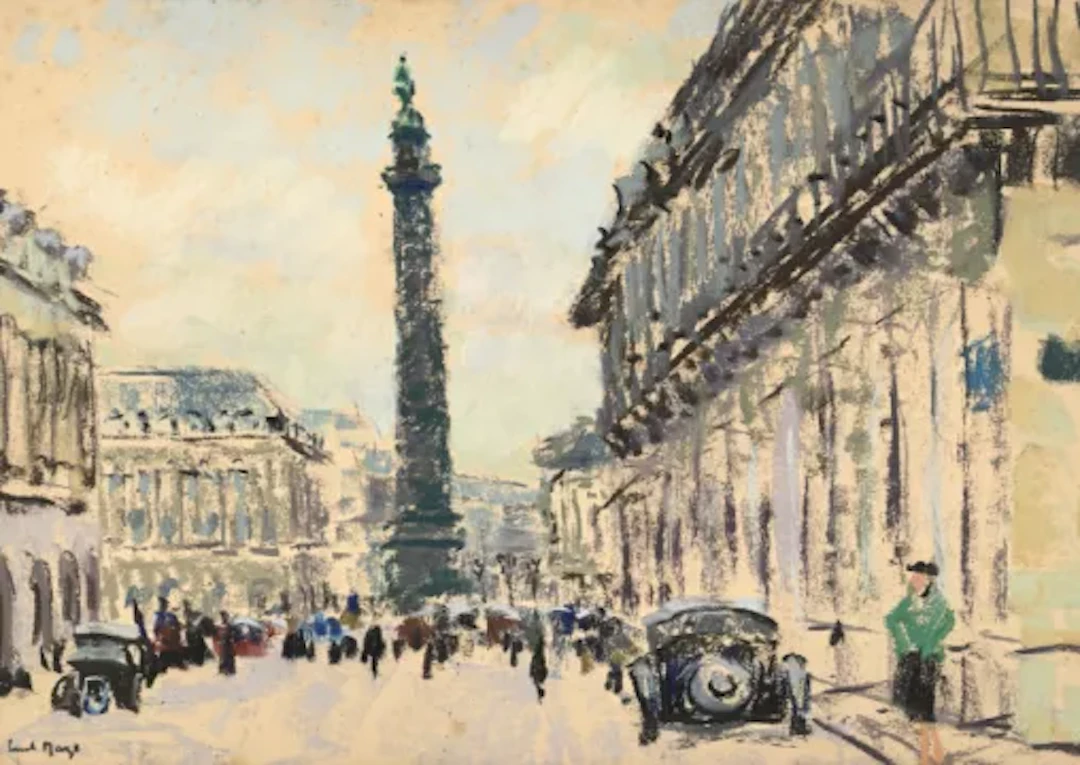 λ PAUL LUCIEN MAZE (FRENCH/BRITISH 1887-1979), PLACE VENDÔME, PARIS