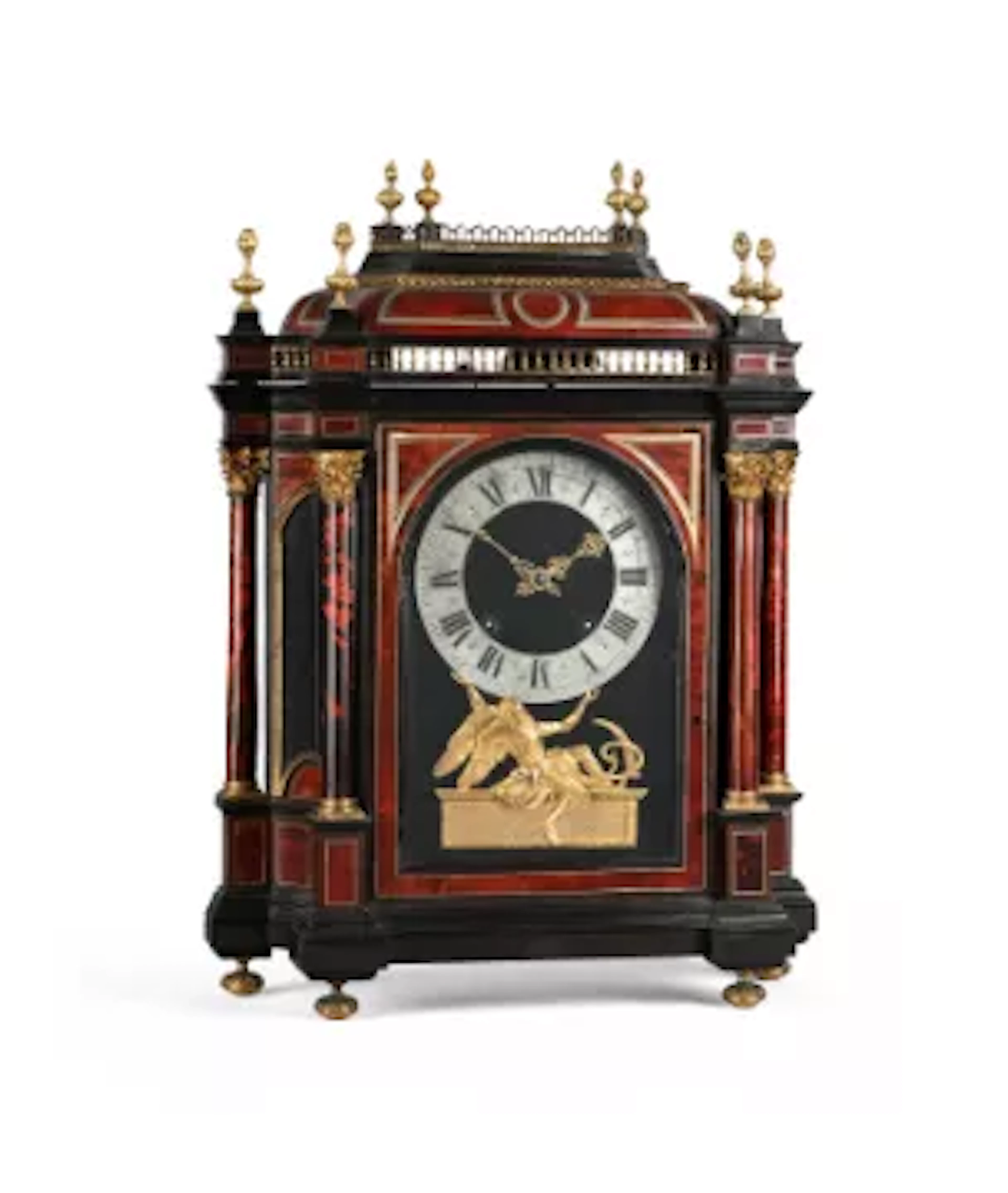 Y A FRENCH LOUIS XIV STYLE TORTOISESHELL INLAID ARCHITECTURAL ‘RELIGIEUSE’