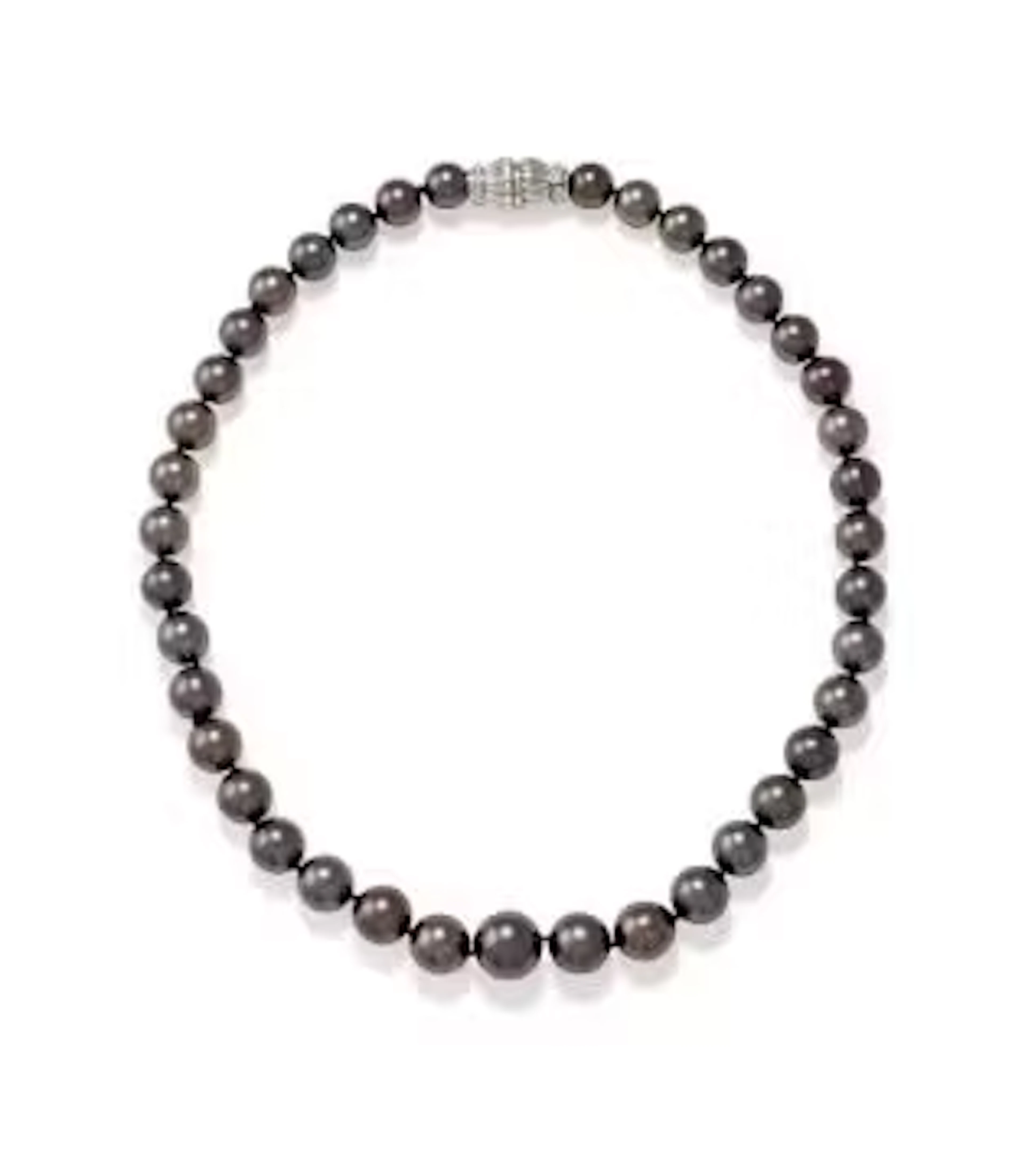 A TAHITIAN CULTURED PEARL NECKLACE