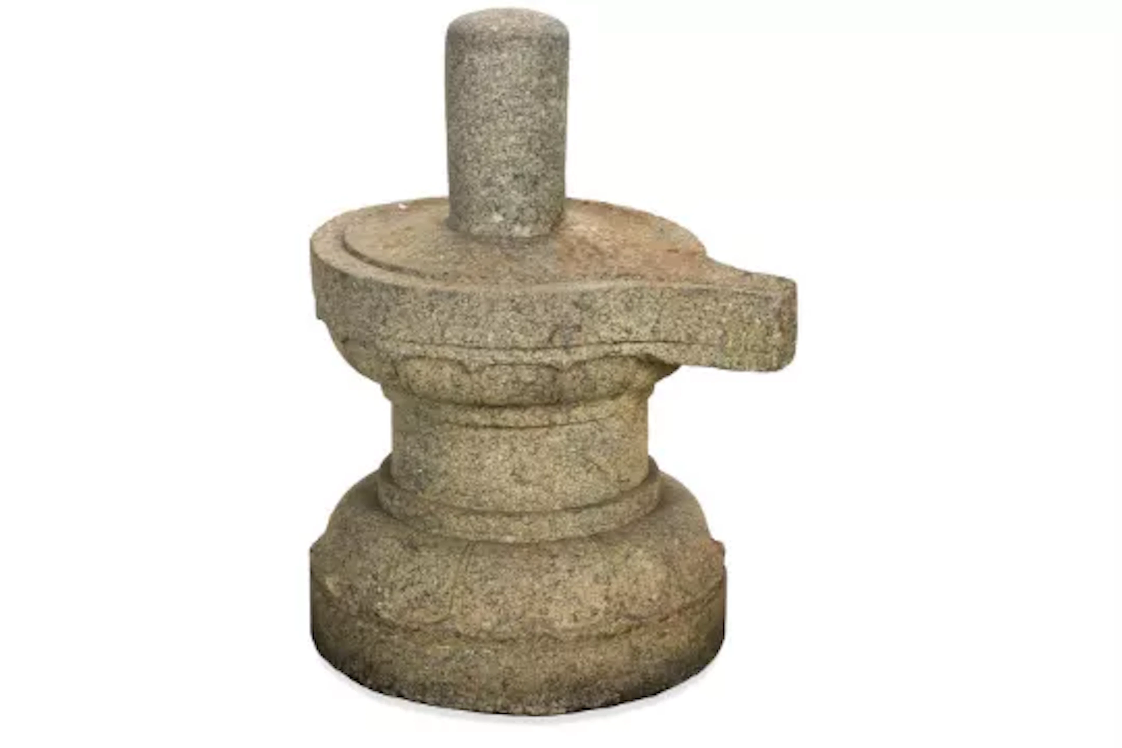 AN INDIAN SHIVA LINGAM, PROBABLY 19TH CENTURY