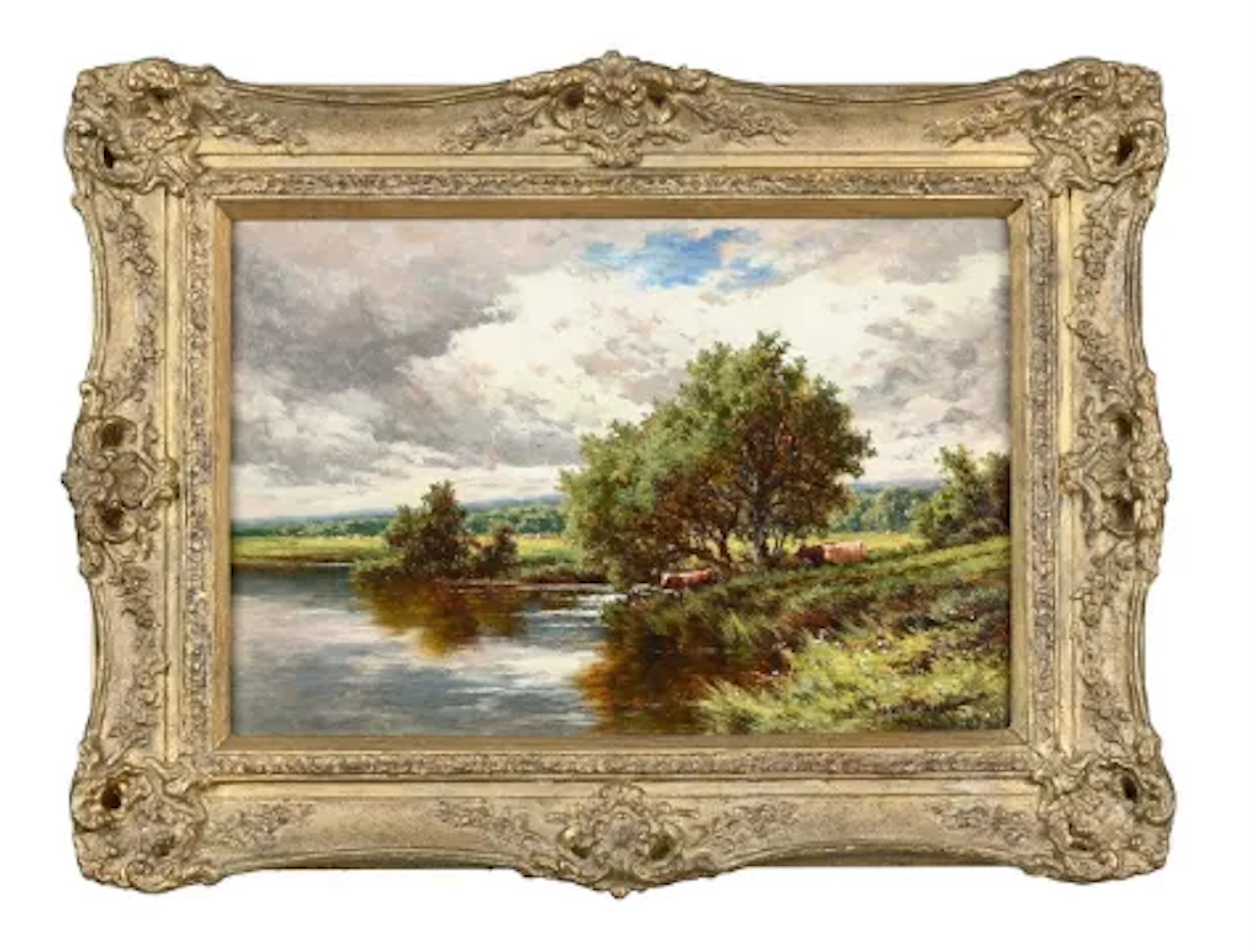 HENRY H. PARKER (BRITISH 1858-1930), THE RIVER WEY, RIPLEY
