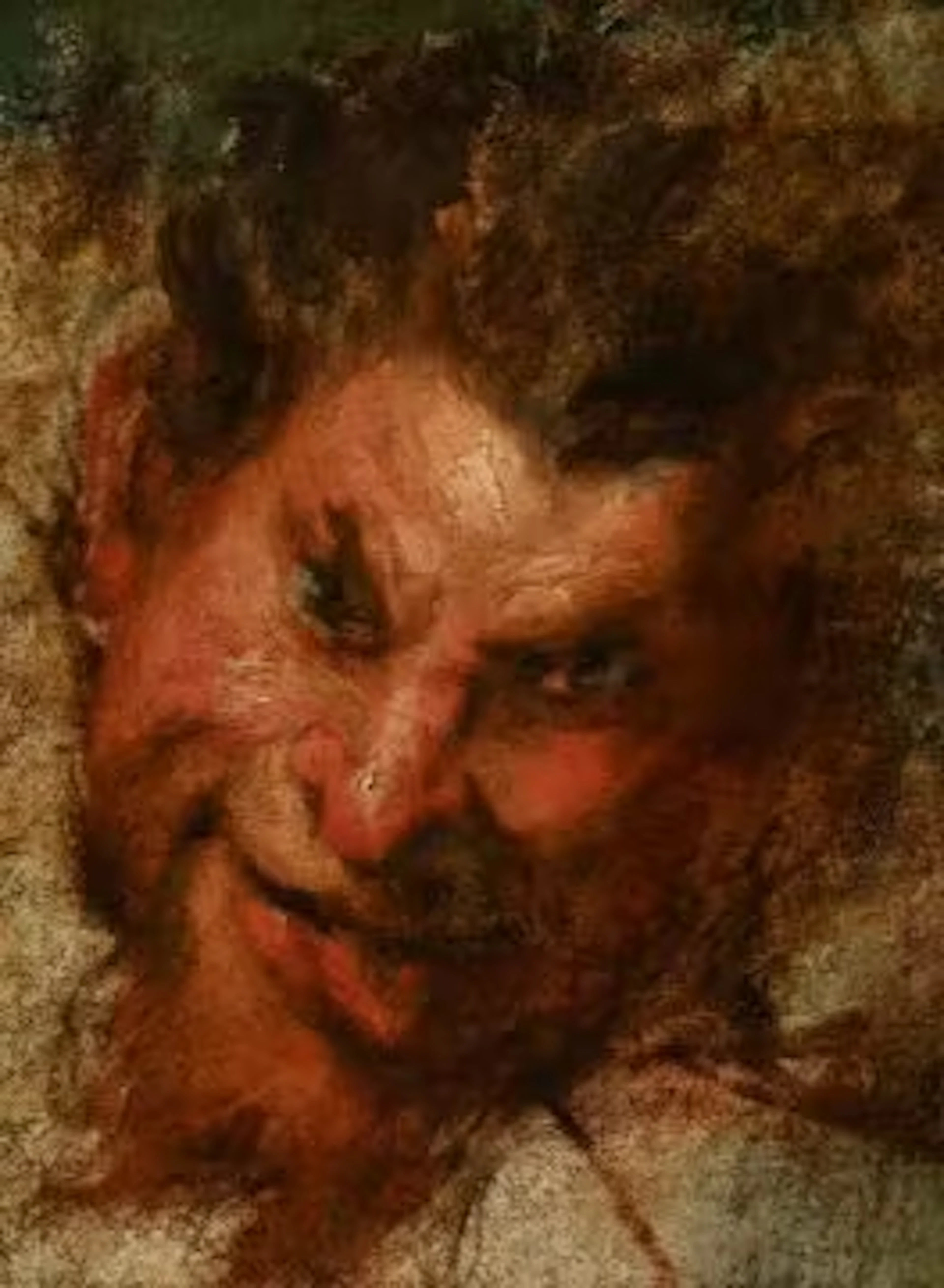 CIRCLE OF SIR PETER PAUL RUBENS (FLEMISH 1577-1640), HEAD OF A SATYR