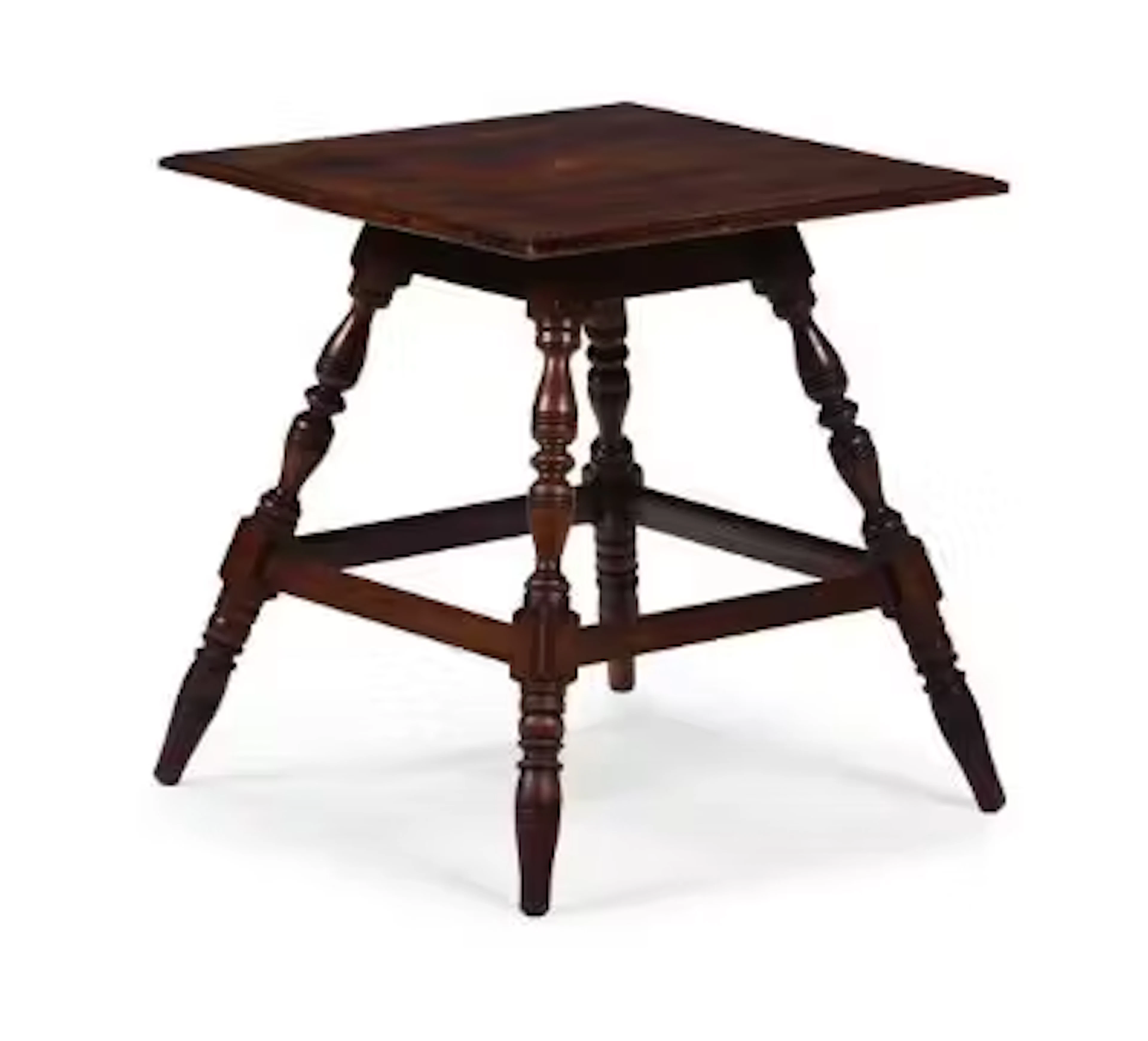 AN AESTHETIC MOVEMENT WALNUT OCCASIONAL TABLE, AFTER DESIGNS BY CHARLES