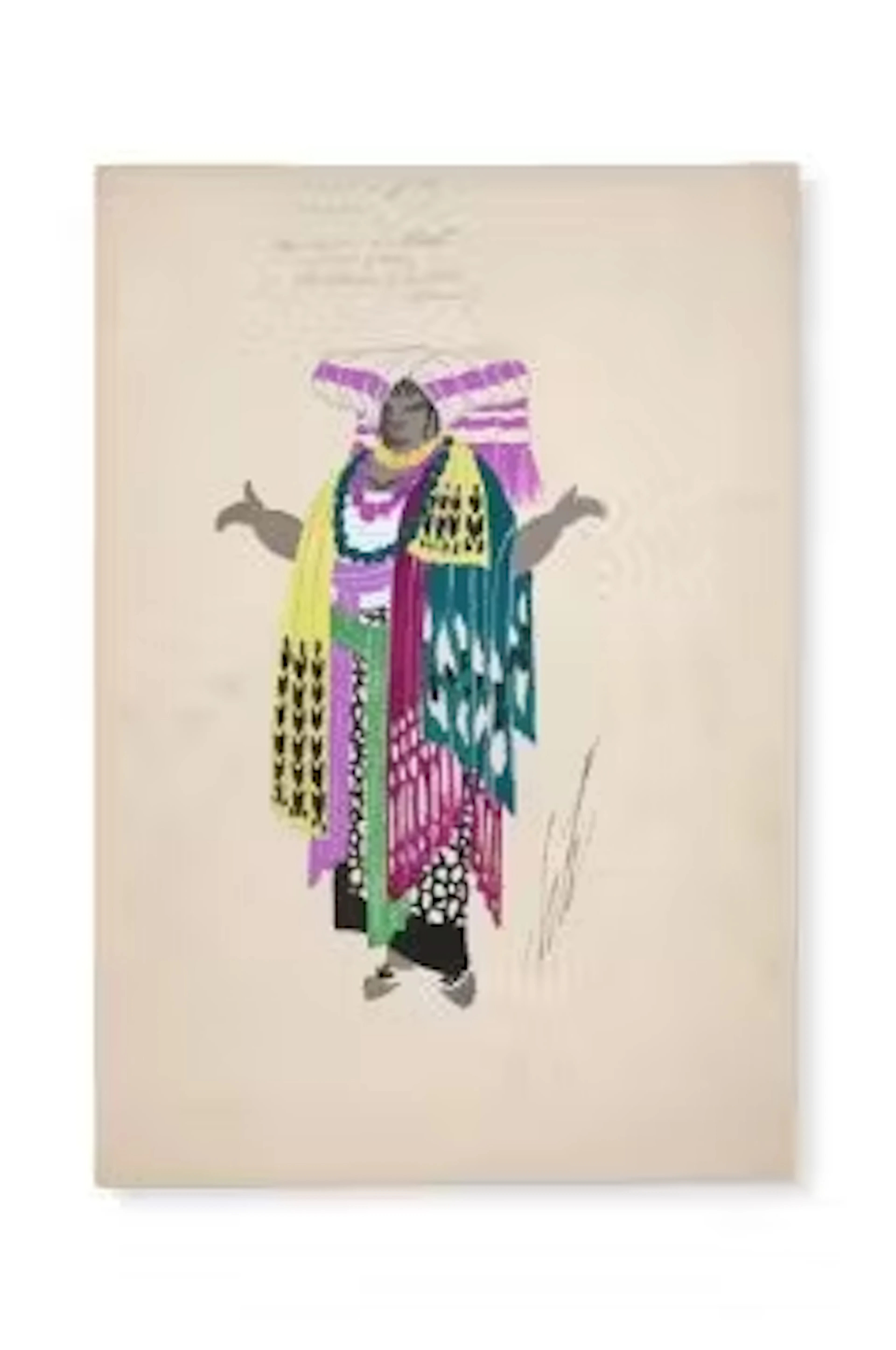 λ ERTÉ (FRENCH, 1892-1990),'OLD SERVANT' DRAWING; CIRCA 1920