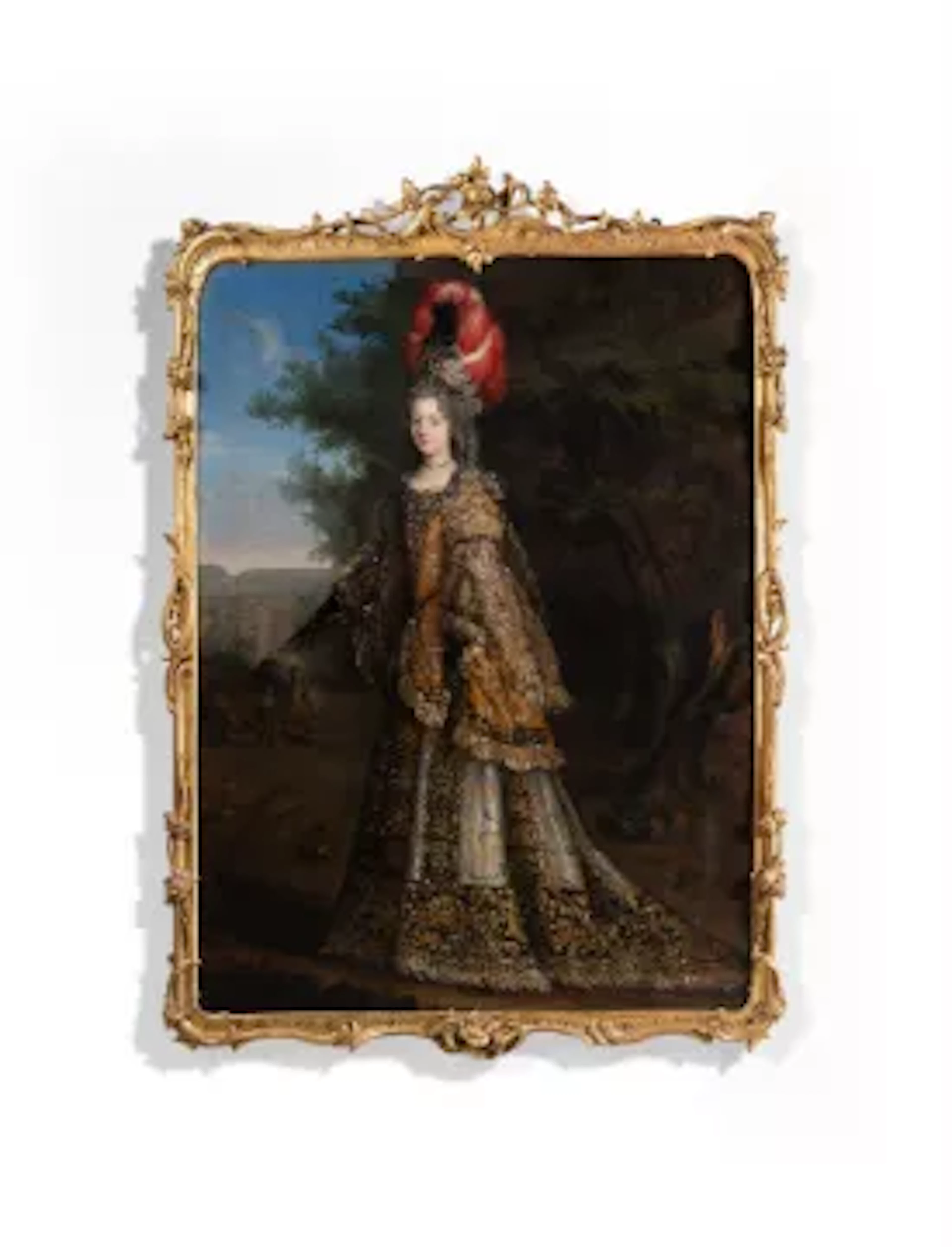 ATTRIBUTED TO JOSEPH WERNER (SWISS 1637- 1710) PORTRAIT OF A LADY