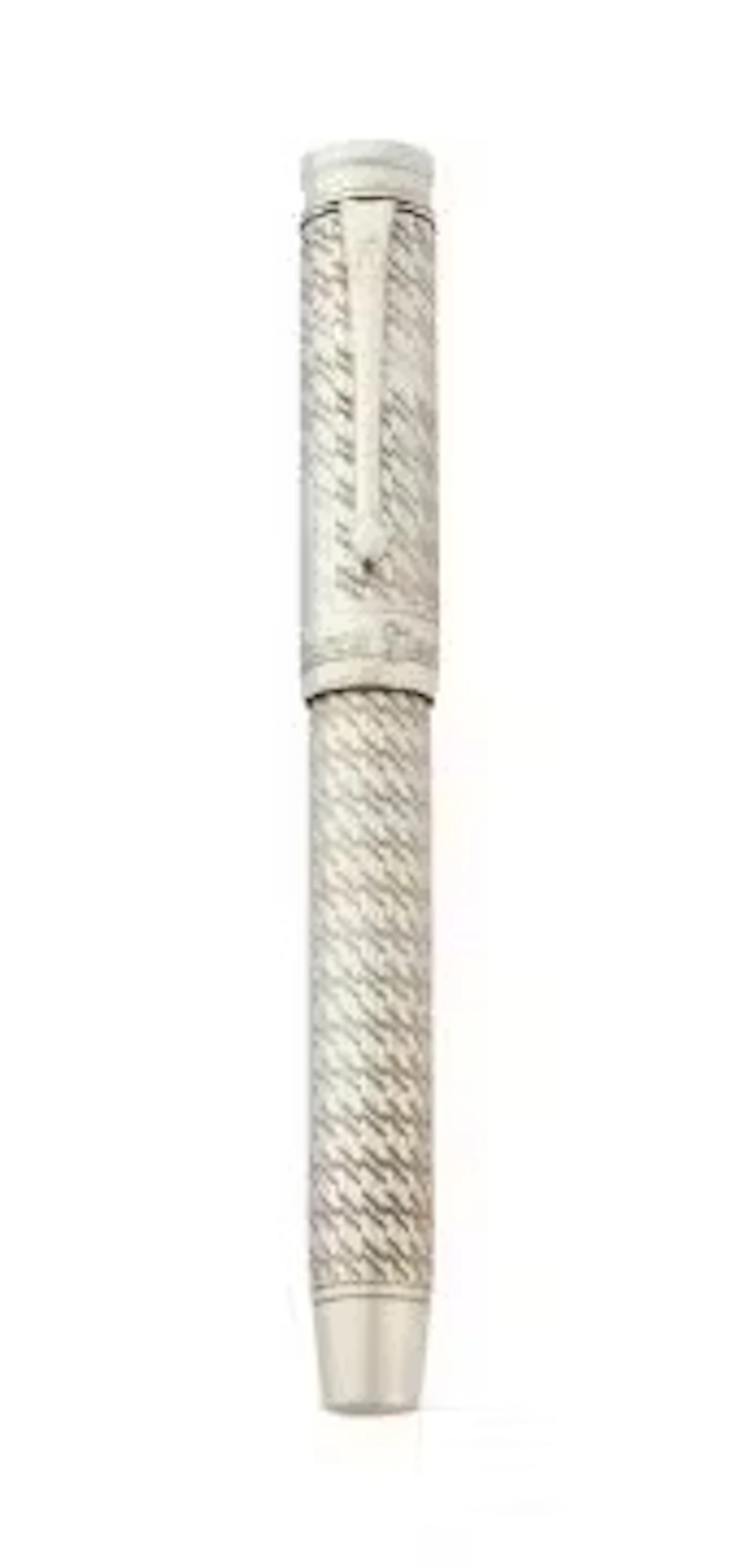 CONWAY STEWART, BRUNEL, A LIMITED EDITION SILVER FOUNTAIN PEN
