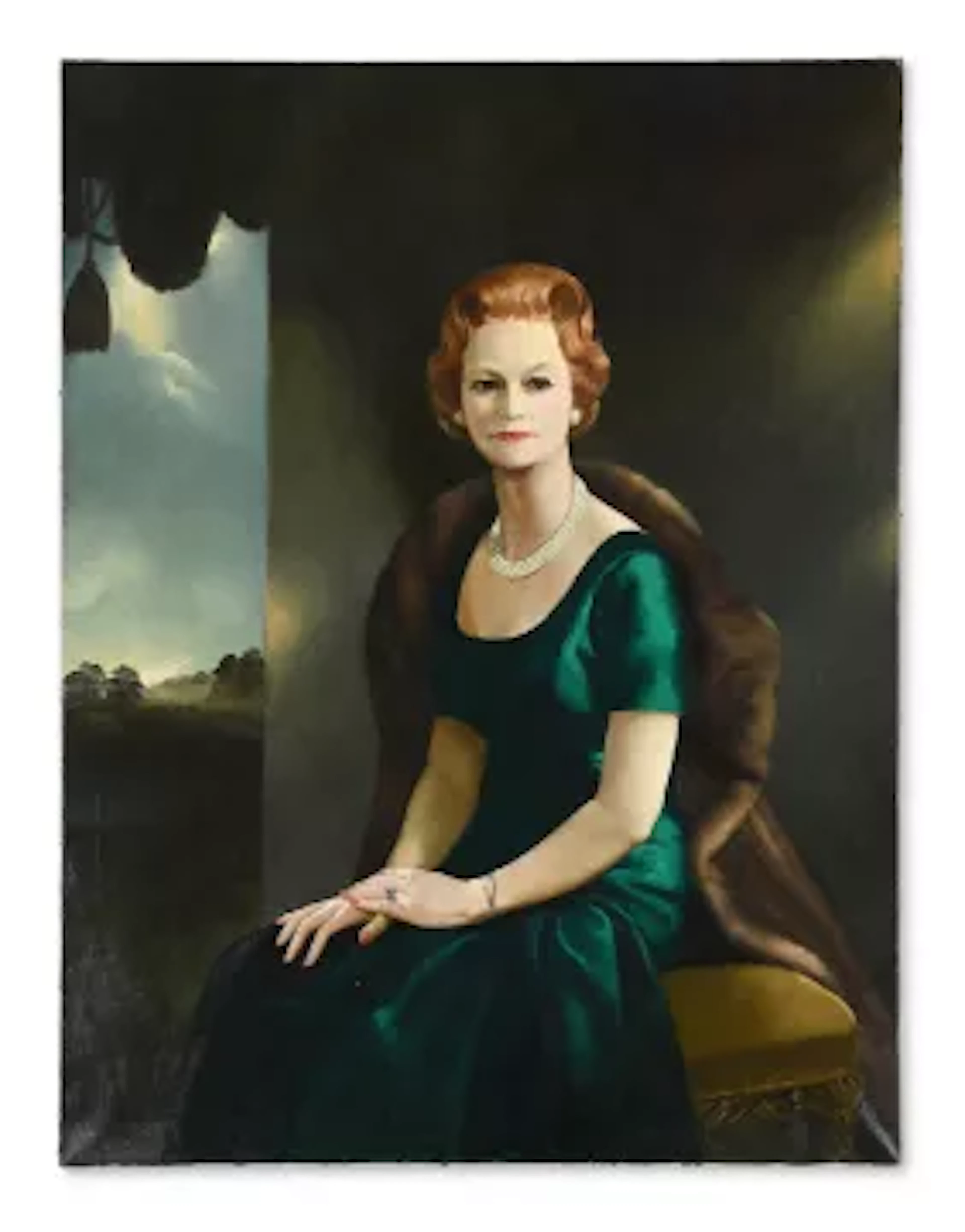 λ ANNA ZINKEISEN (BRITISH 1901-76), PORTRAIT OF LAURA JOAN WALKER