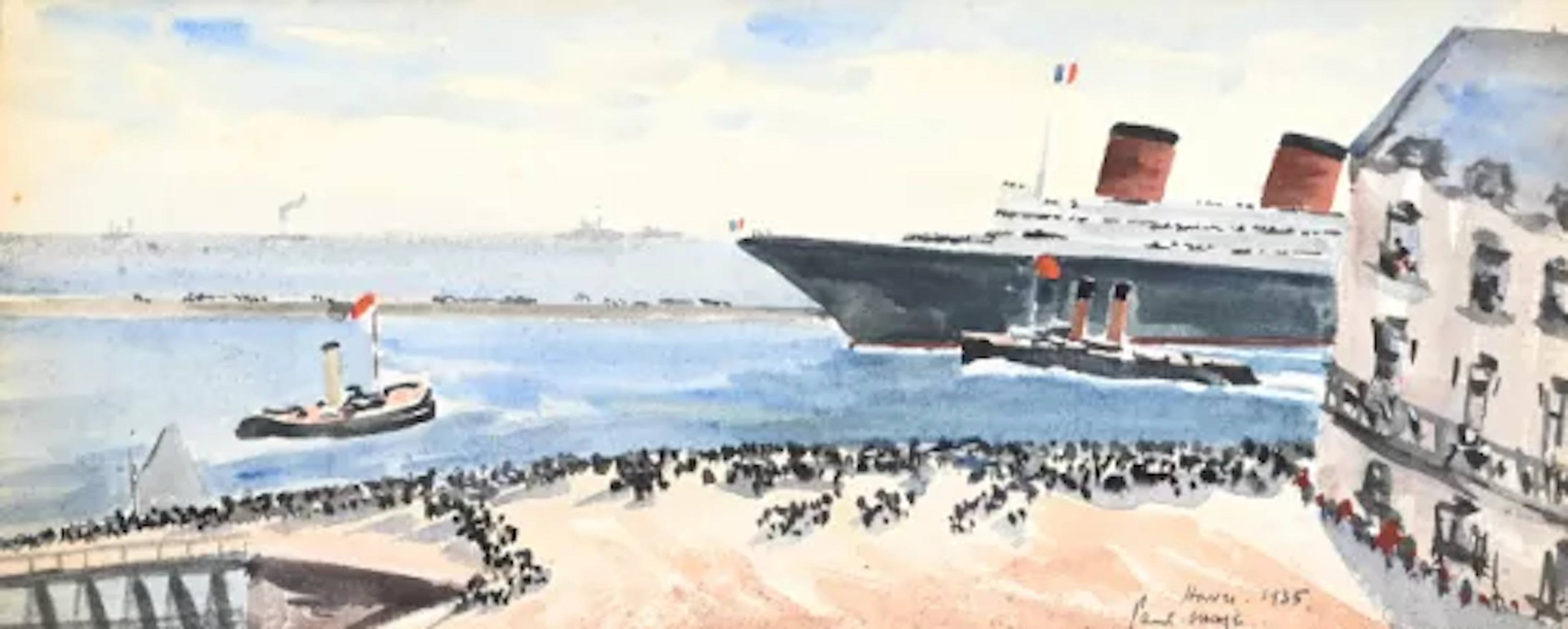 λ PAUL LUCIEN MAZE (FRENCH/BRITISH 1887-1979), THE DEPARTURE OF THE