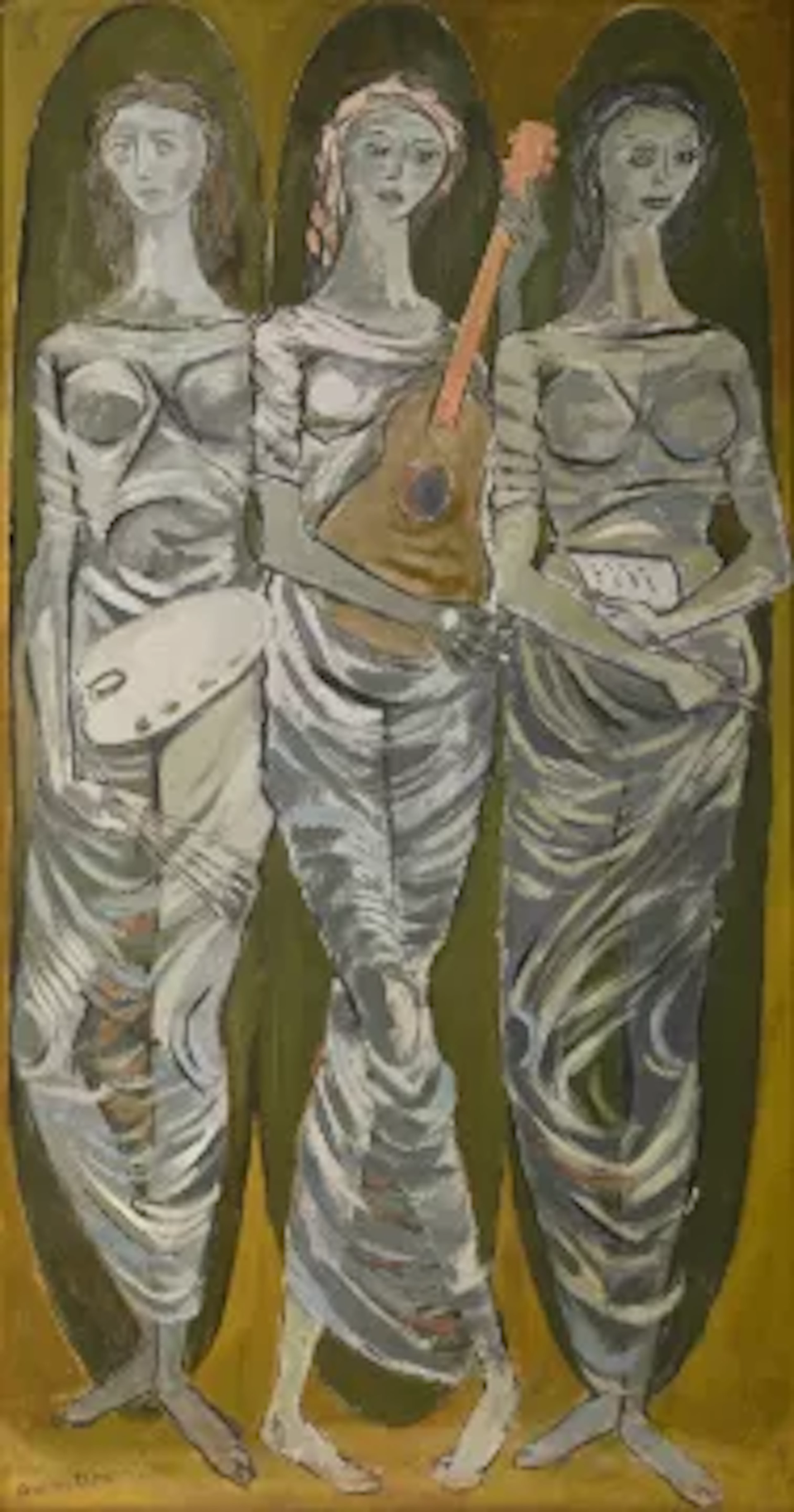 λ JOHN HUTTON (BRITISH 1906-1978), THREE MUSES