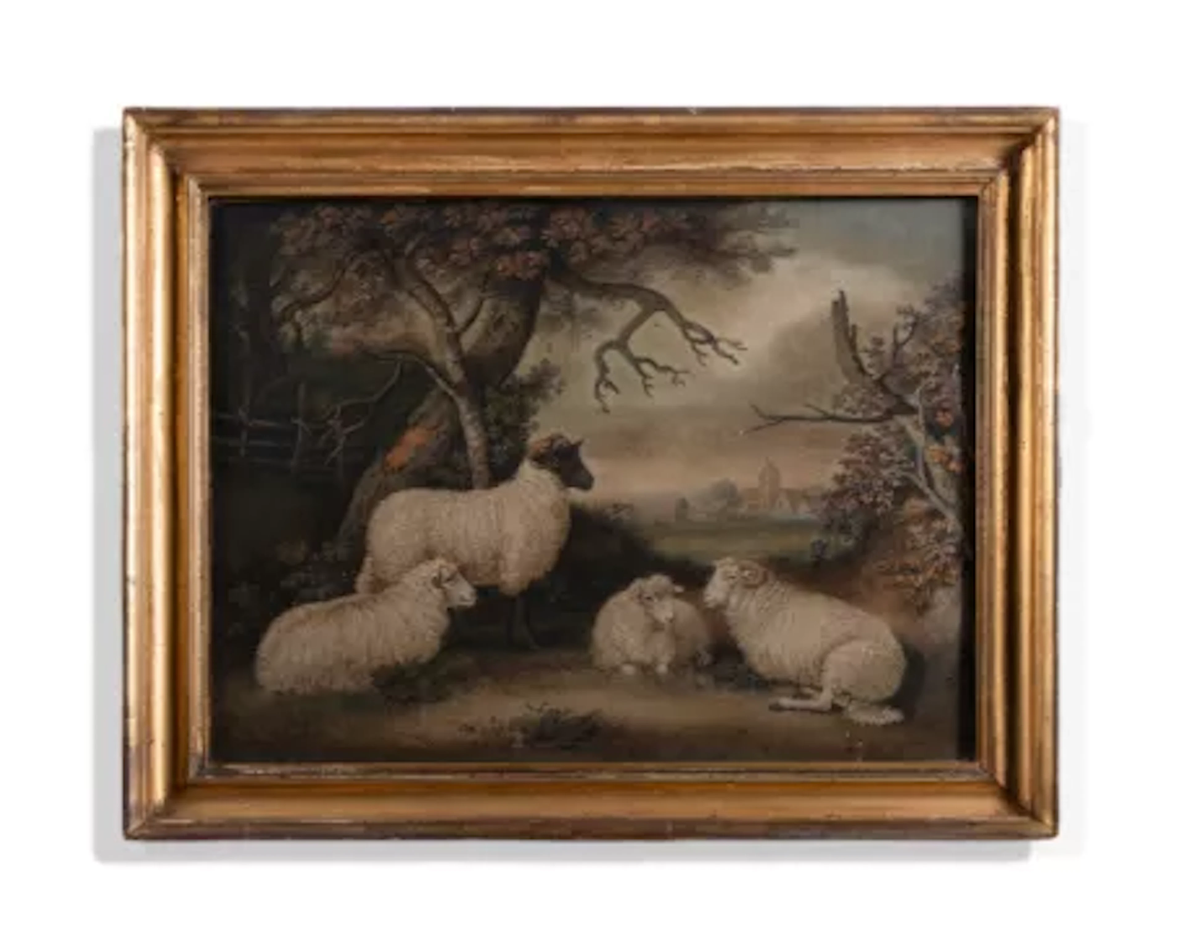 BENJAMIN ZOBEL (GERMAN 1762-1830), AFTER GEORGE MORLAND, SHEEP IN A LANDSCAPE