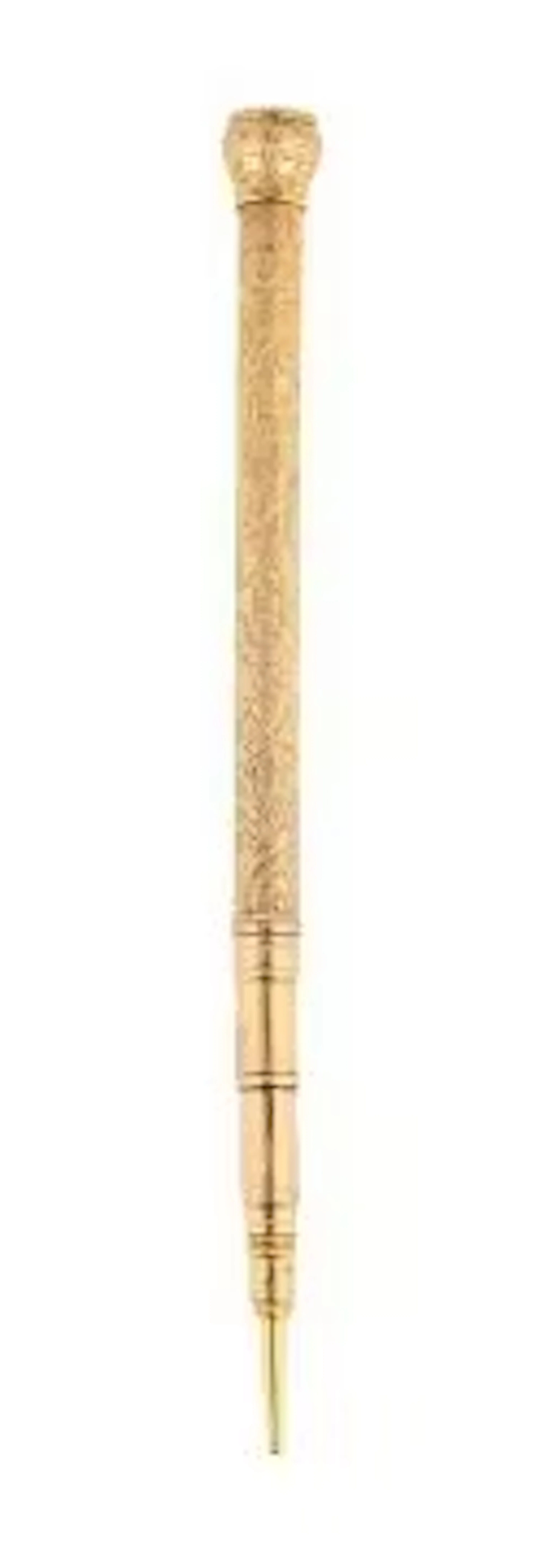 A GOLD PENCIL/DIP PENS. MORDAN & CO.