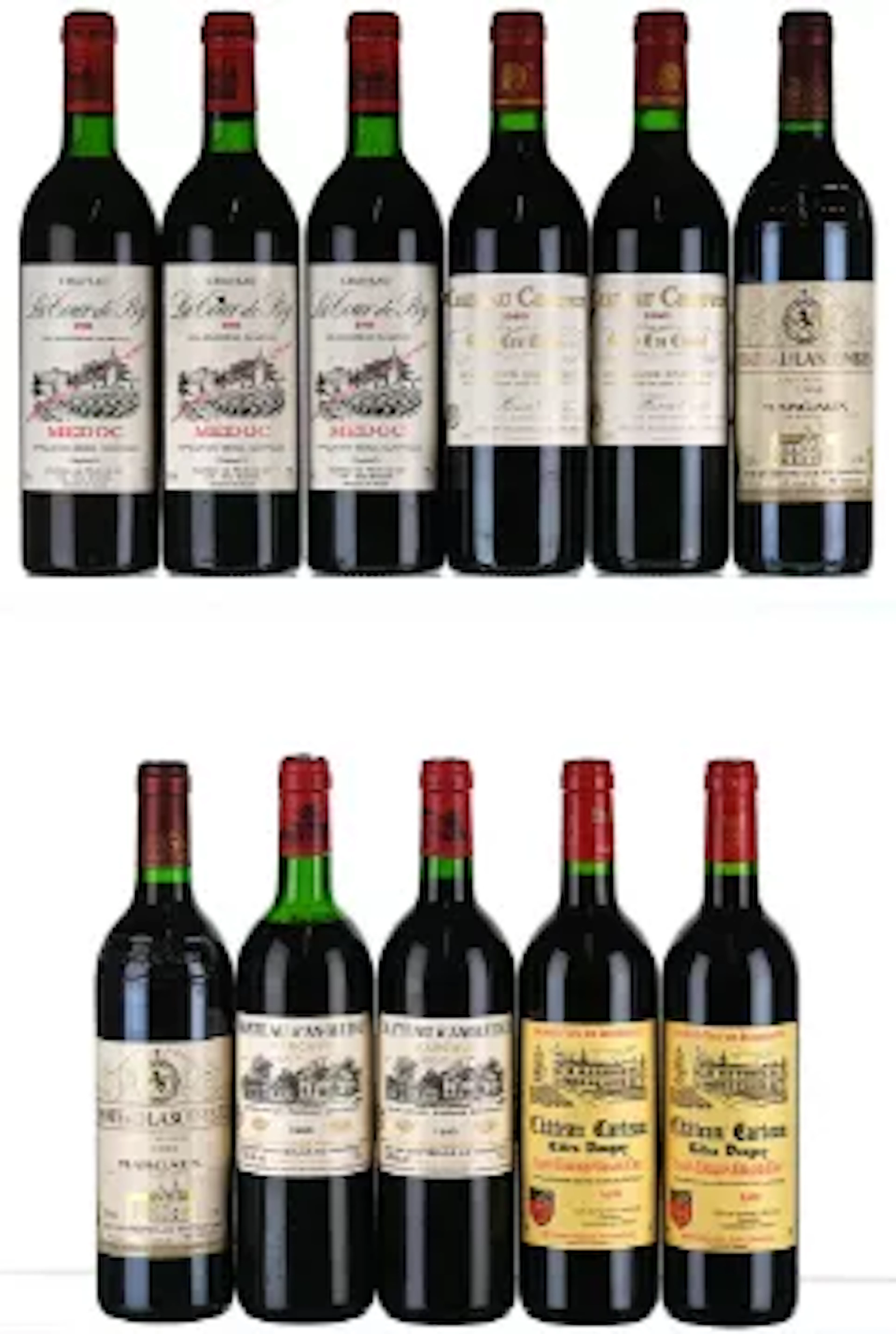 1988/1998 Mixed Lot of Mature Bordeaux
