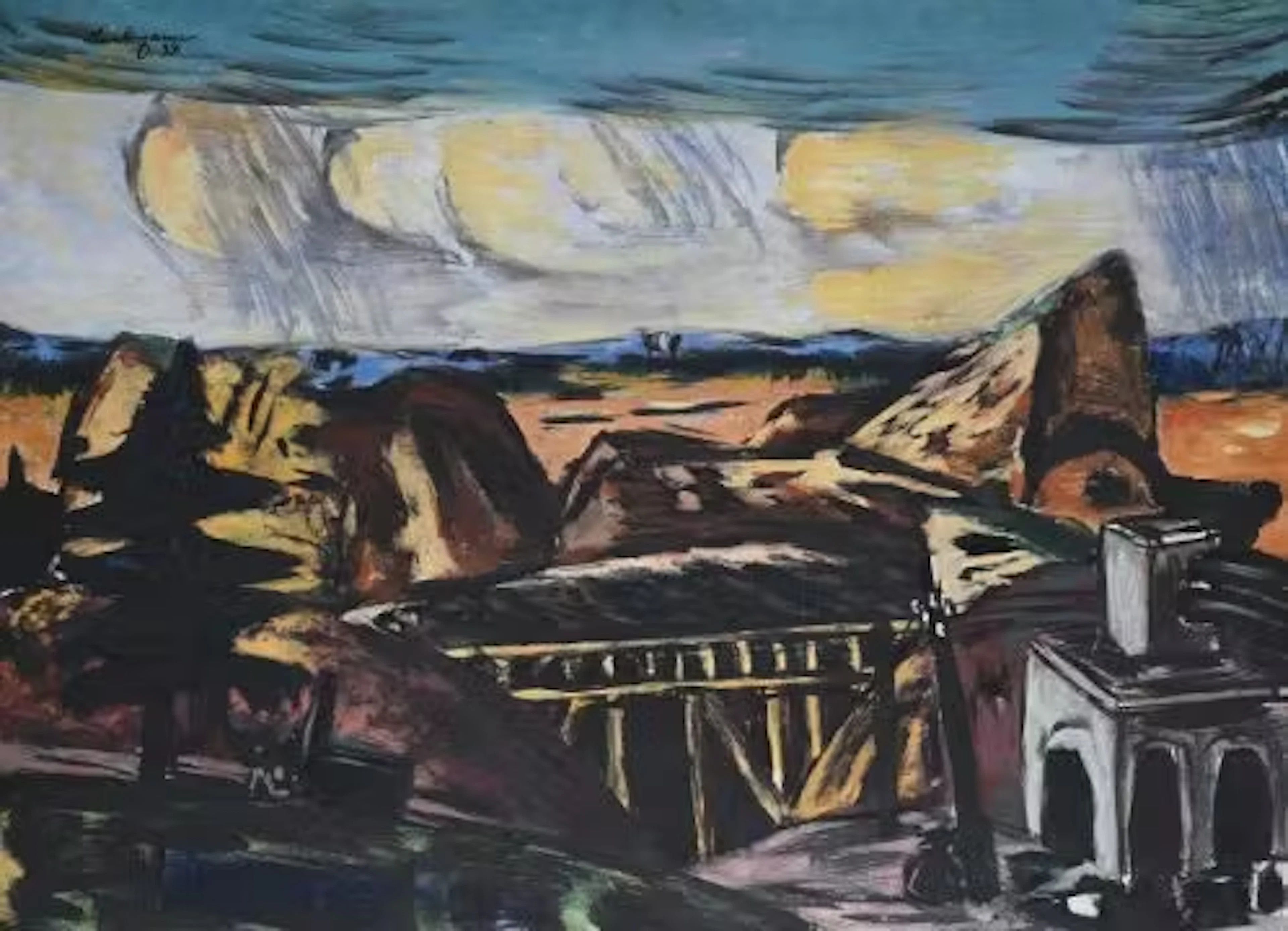 ‡ MAX BECKMANN (GERMAN 1884-1950), GROSSER STEINBRUCH IN OBERBAYERN