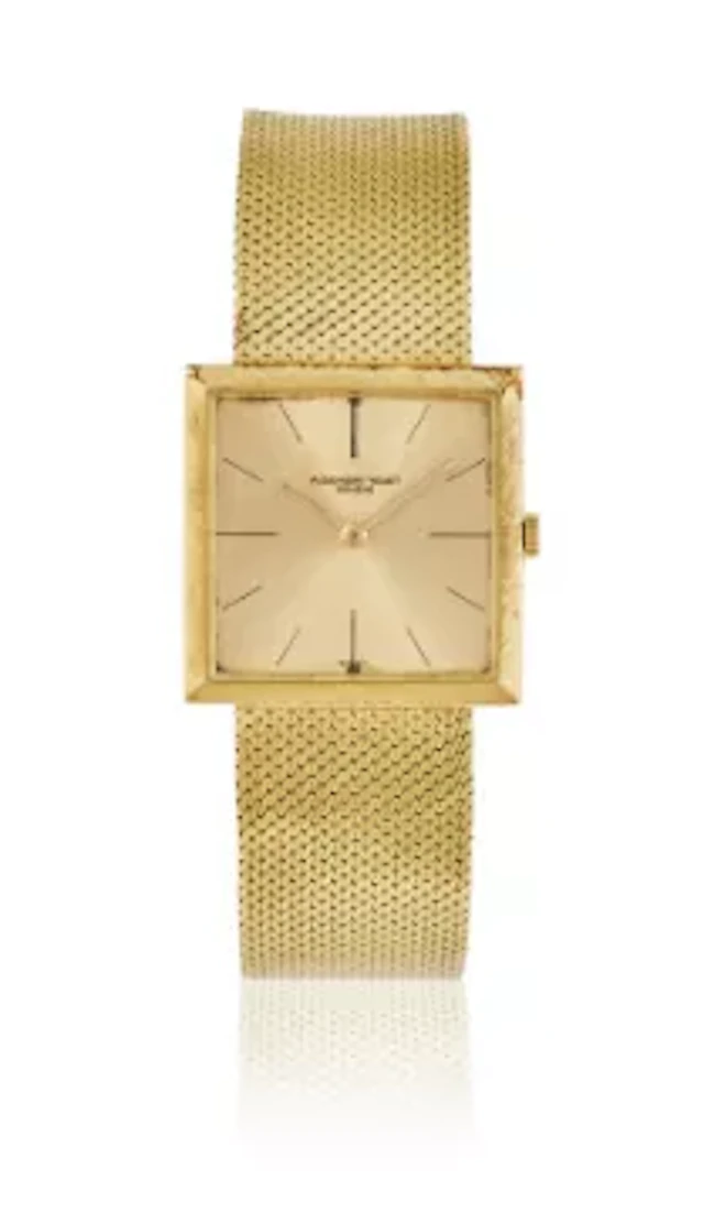 AUDEMARS PIGUET, AN 18 CARAT GOLD BRACELET WATCH