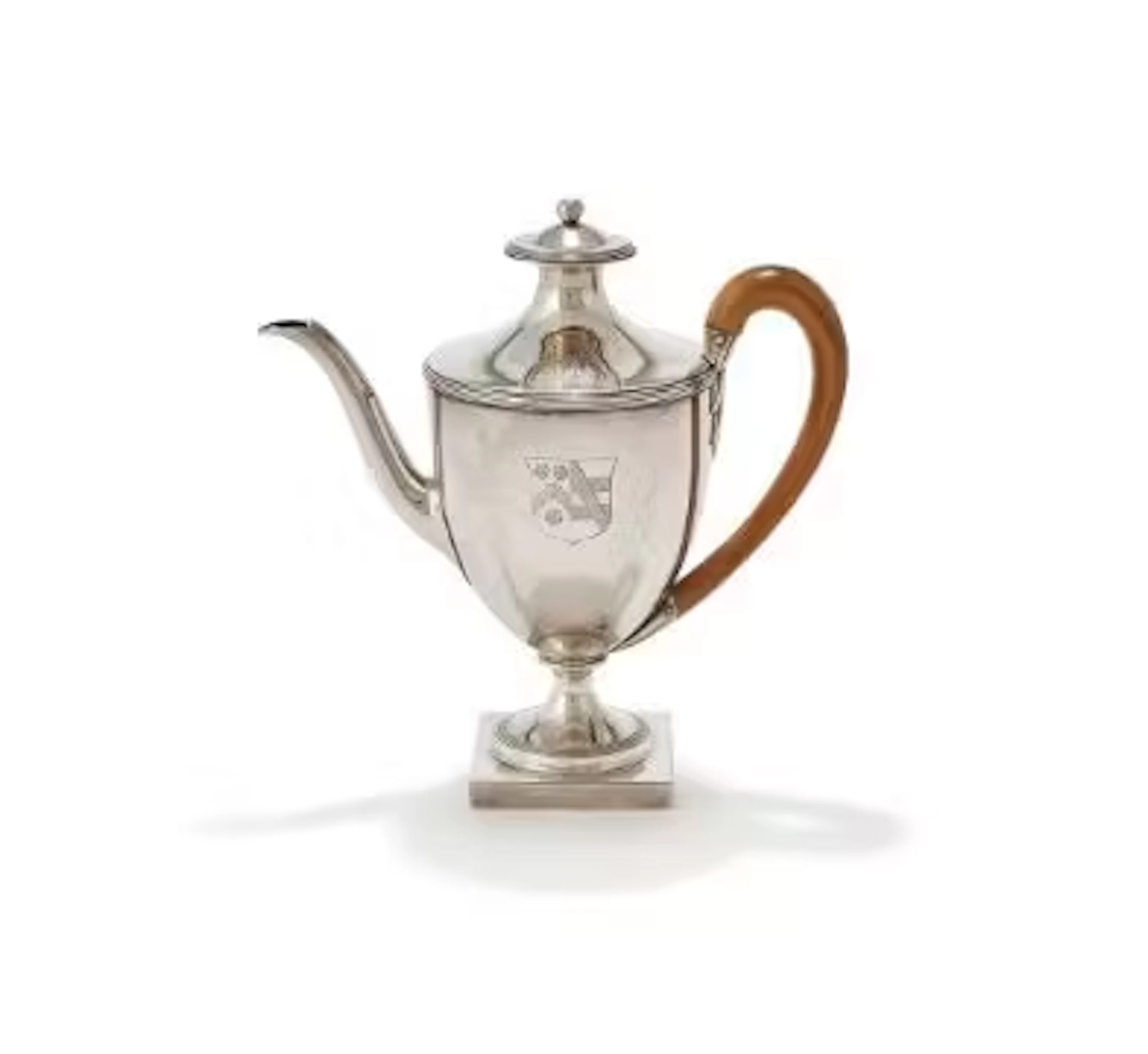 A GEORGE III SILVER GRAVY ARGYLL