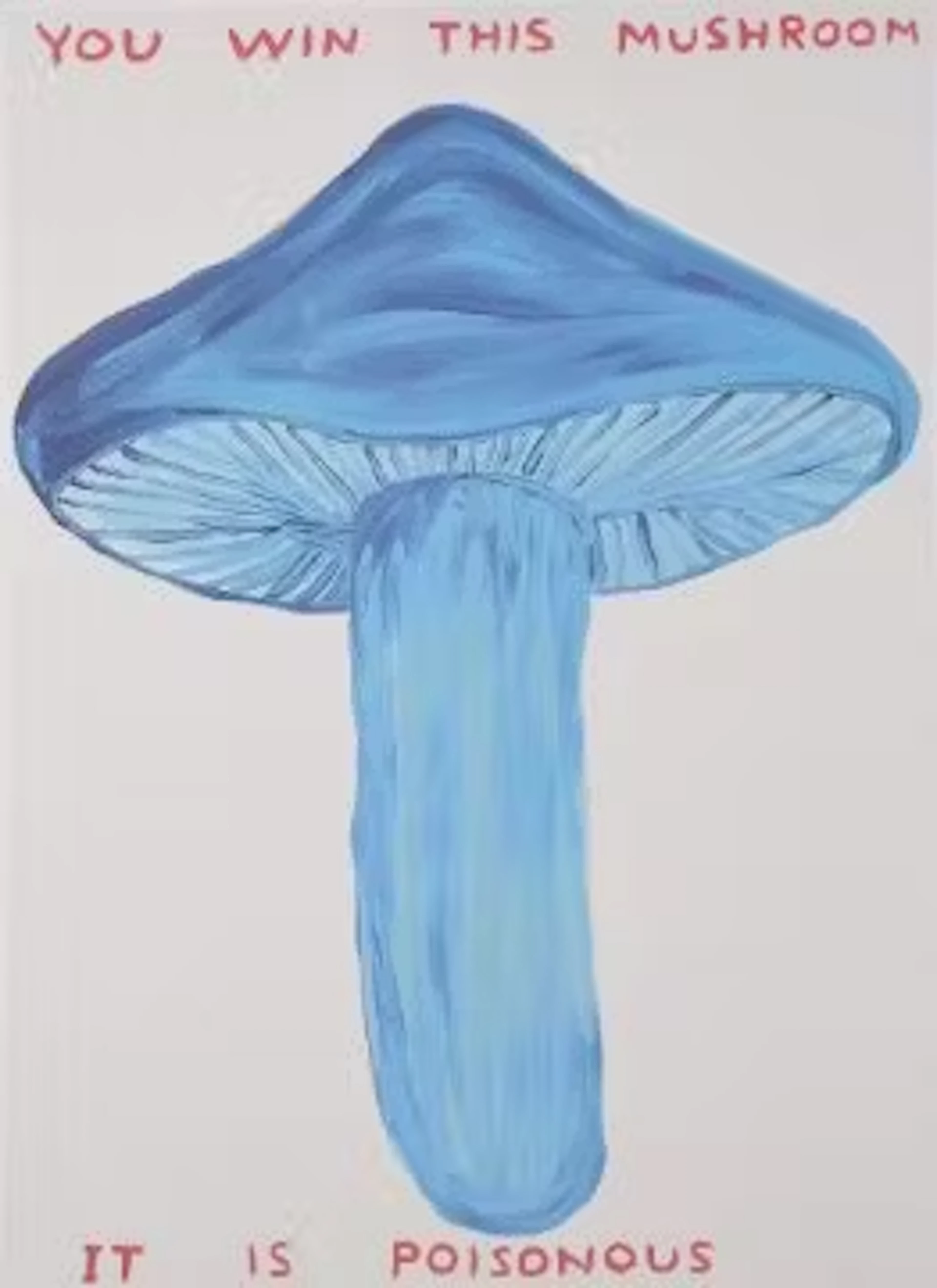 λ DAVID SHRIGLEY (BRITISH B. 1968), YOU WIN THIS MUSHROOM, IT IS POISONOUS