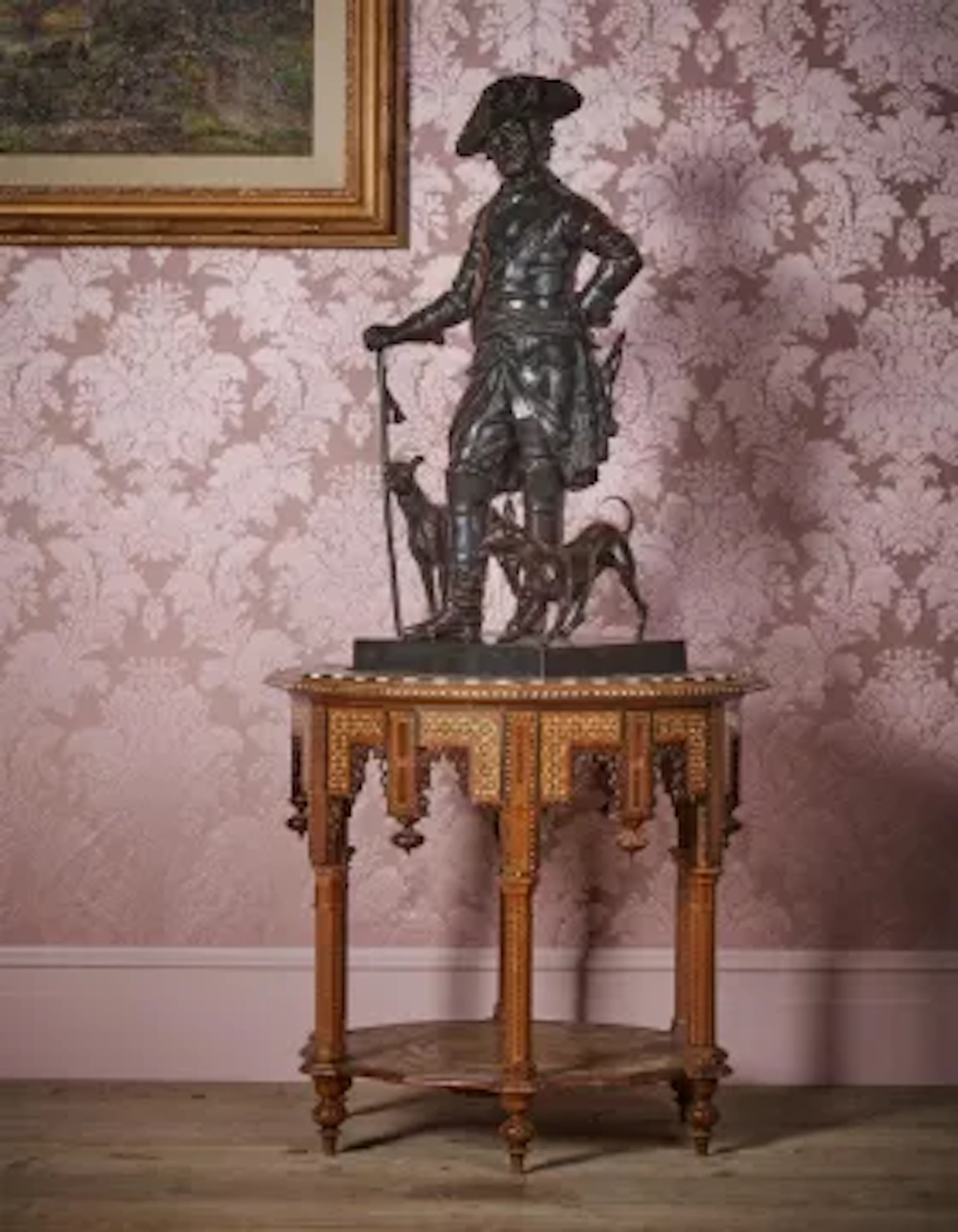 AFTER JOHANN GOTTFRIED SCHADOW (1764-1850), A LARGE BRONZE FIGURE