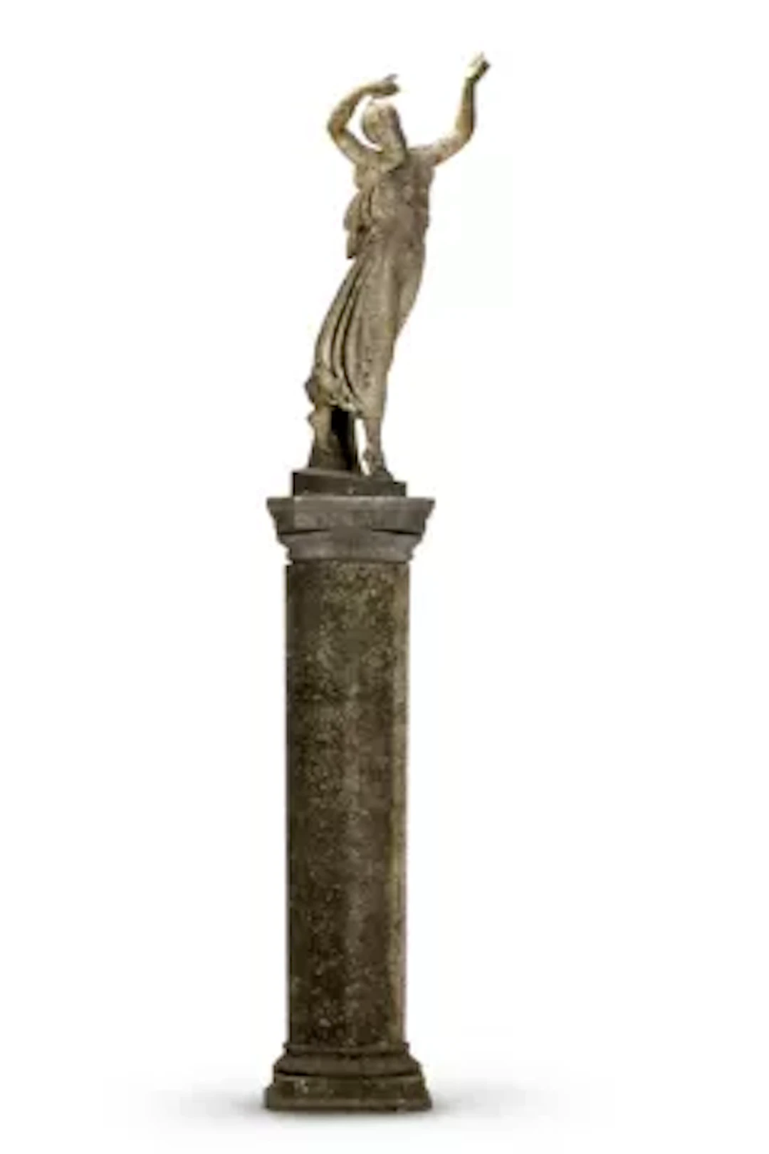 AFTER ANTONIO CANOVA, A MARBLE FIGURE OF A DANCING GIRL, 19TH CENTURY