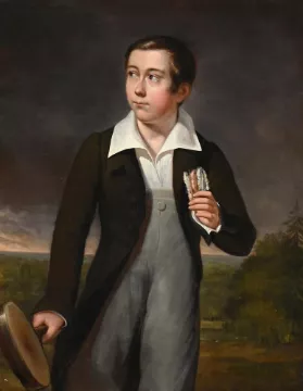 JOHANNES HENDRIK VAN WEST (DUTCH 1803-1881), PORTRAIT OF A BOY WITH