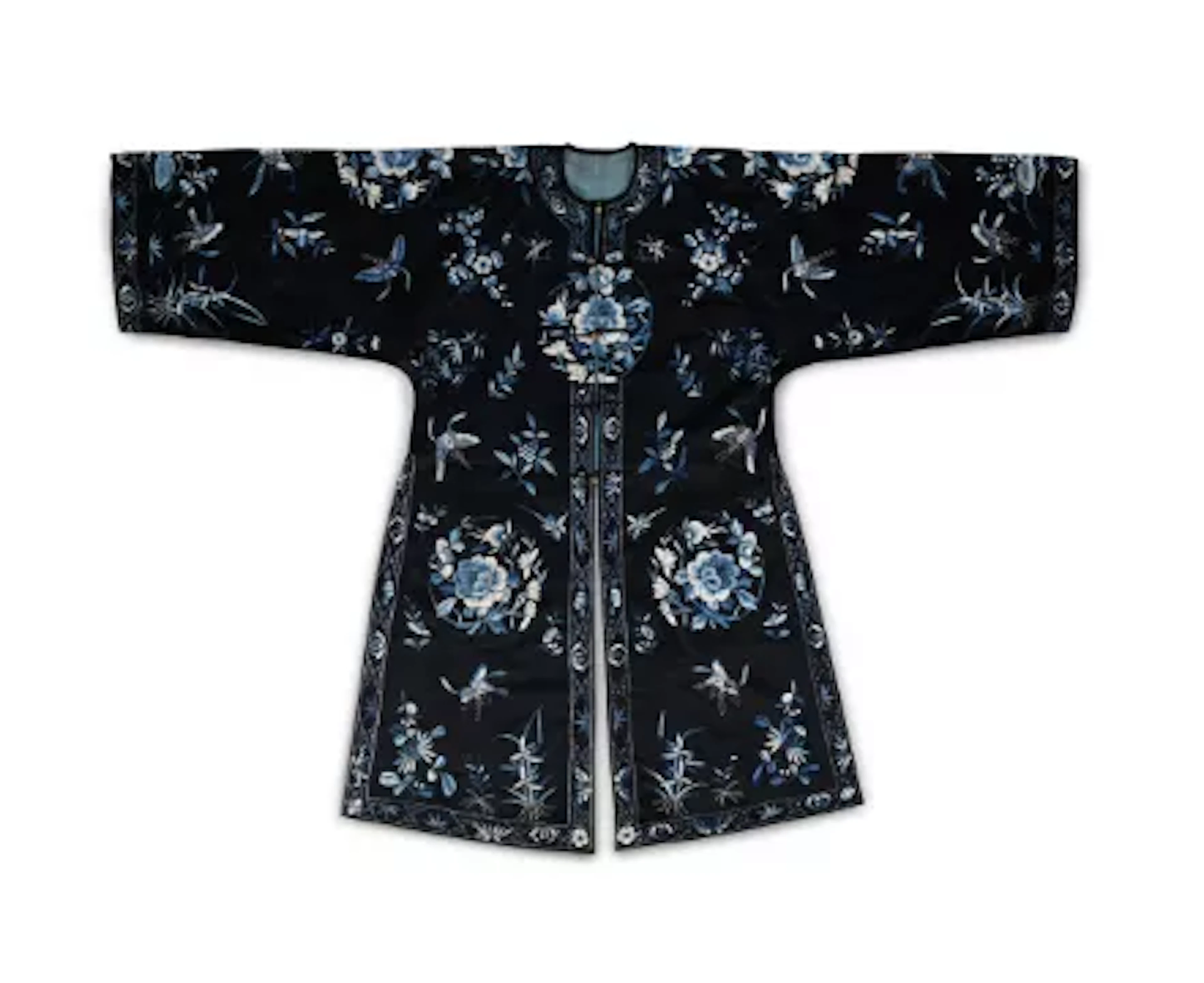 A Chinese ladies front opening jacket, circa 1880-1900