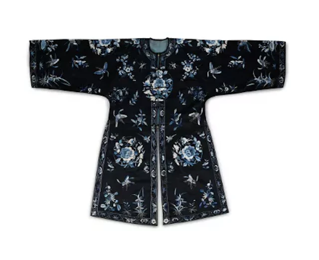 A Chinese ladies front opening jacket, circa 1880-1900