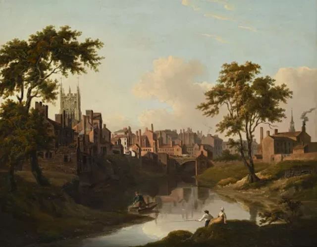 JOHN THOMAS SERRES (BRITISH 1759-1825), ON THE RIVER IRWELL