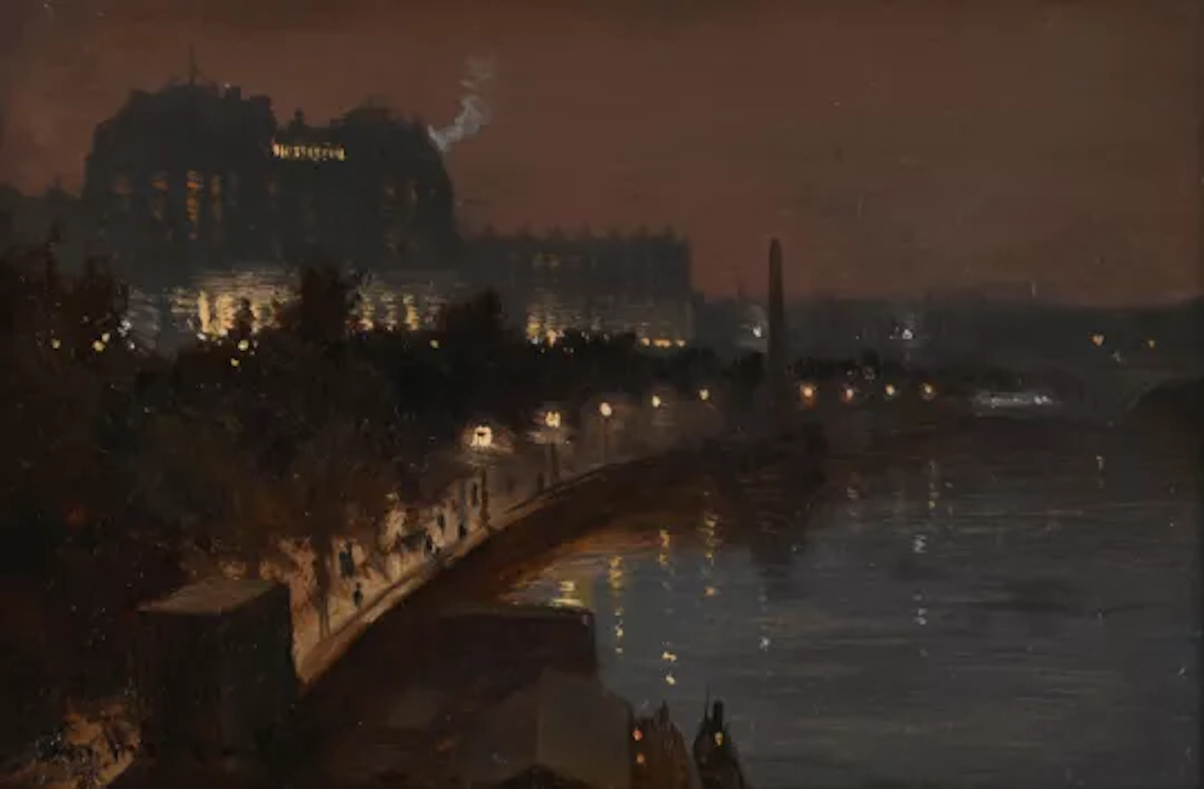 GEORGE HYDE POWNALL (BRITISH 1866-1939), THE VICTORIA EMBANKMENT