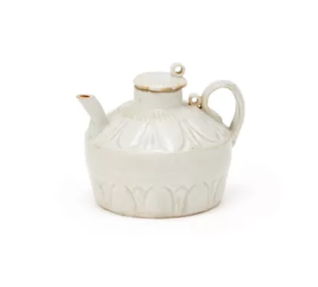 A Chinese qingbai moulded ewer and cover, Song dynasty