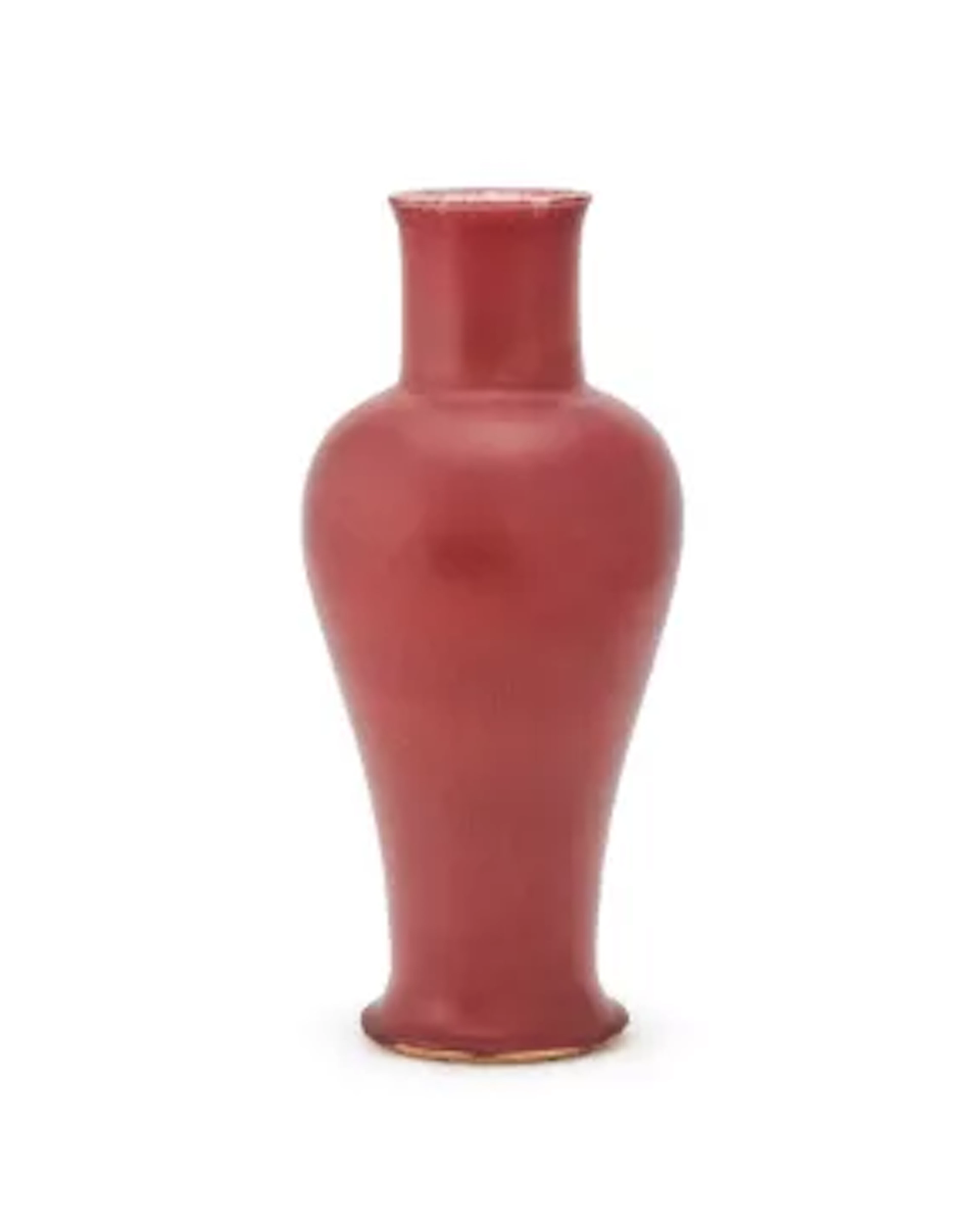 A Chinese sang-de-boeuf vase, 44cm high