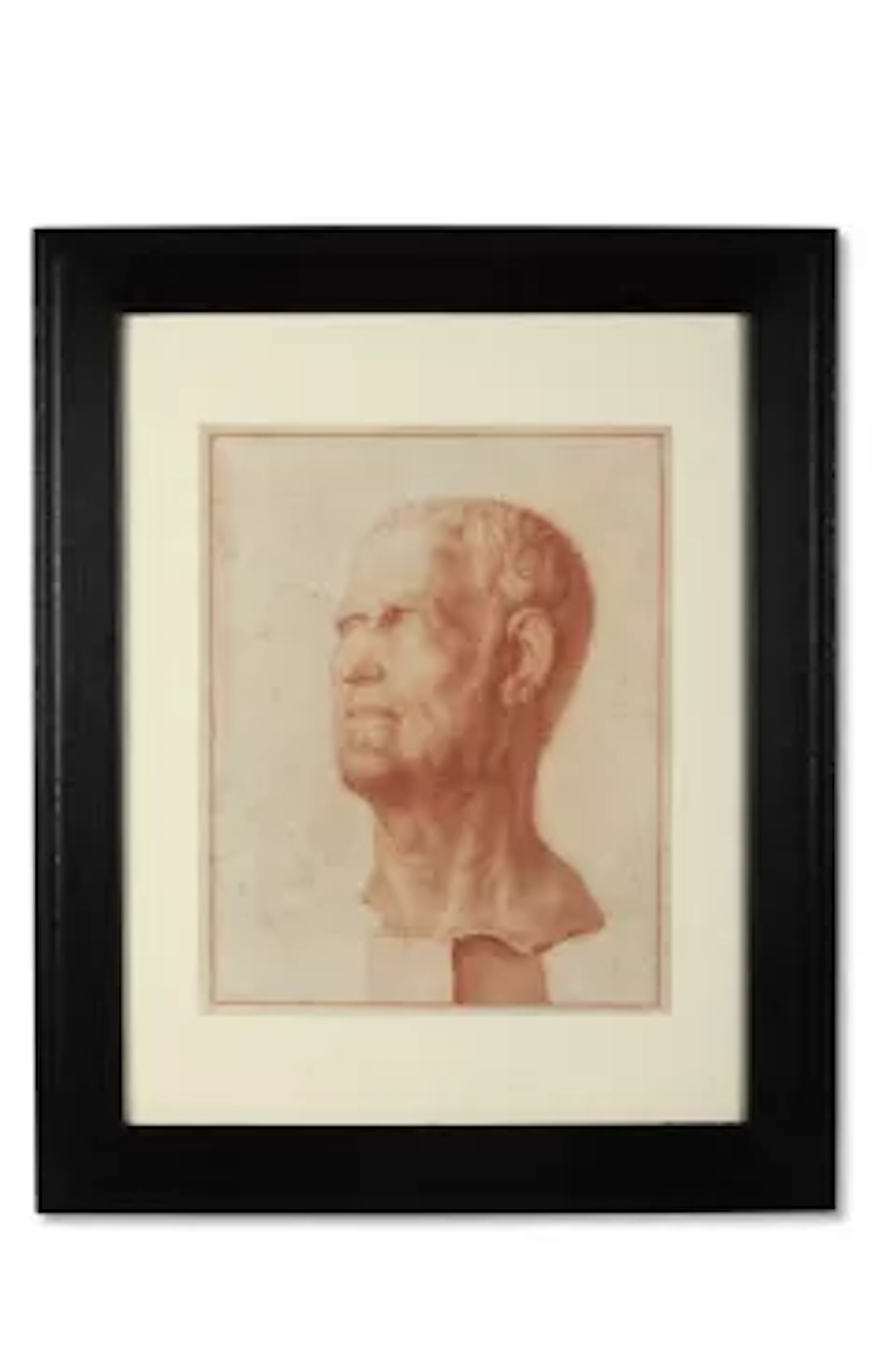 FRENCH SCHOOL (18TH CENTURY), STUDY OF A CLASSICAL MALE BUST