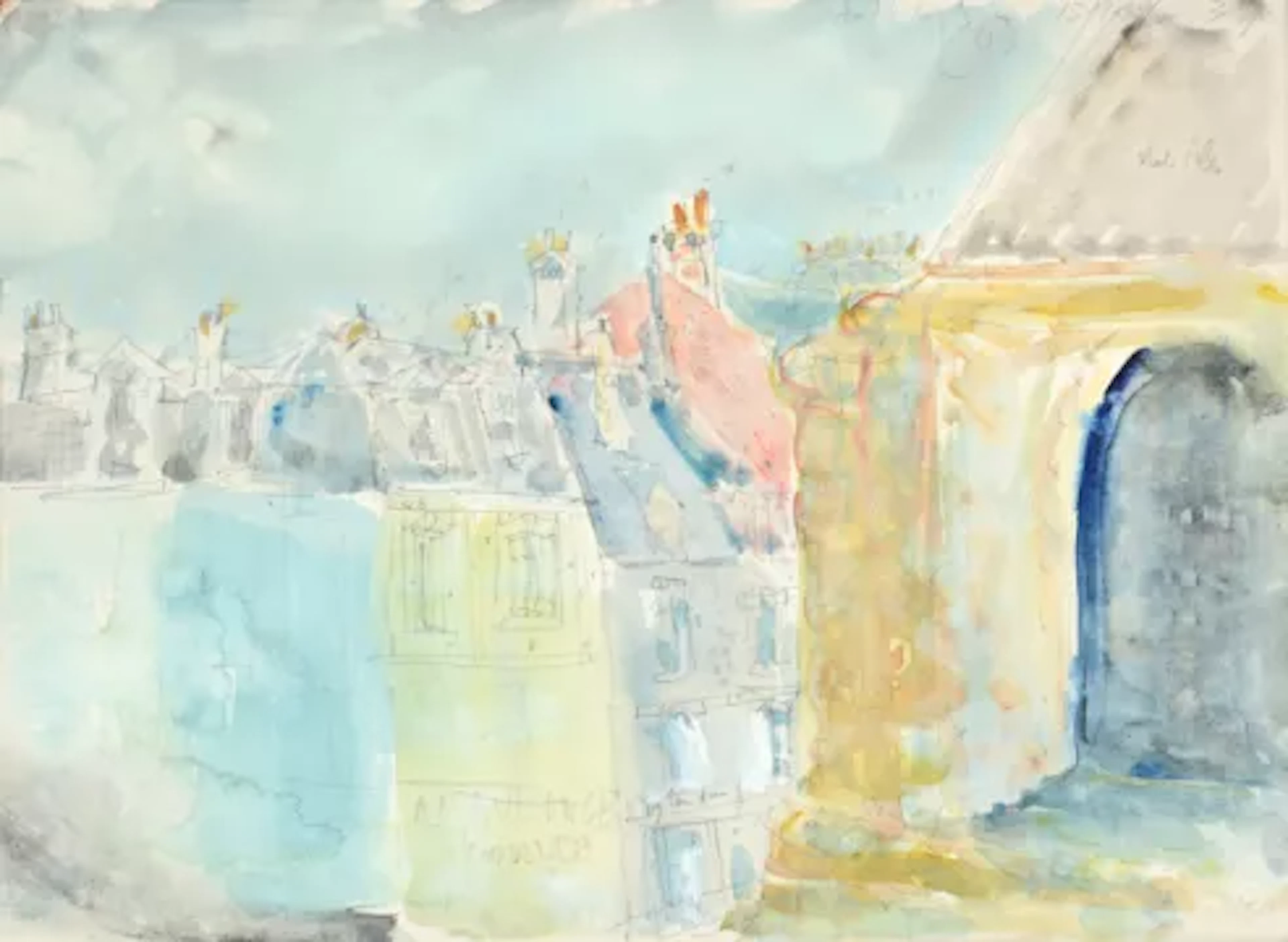 λ ADRIAN RYAN (BRITISH 1920-1998), PARIS ROOFTOPS