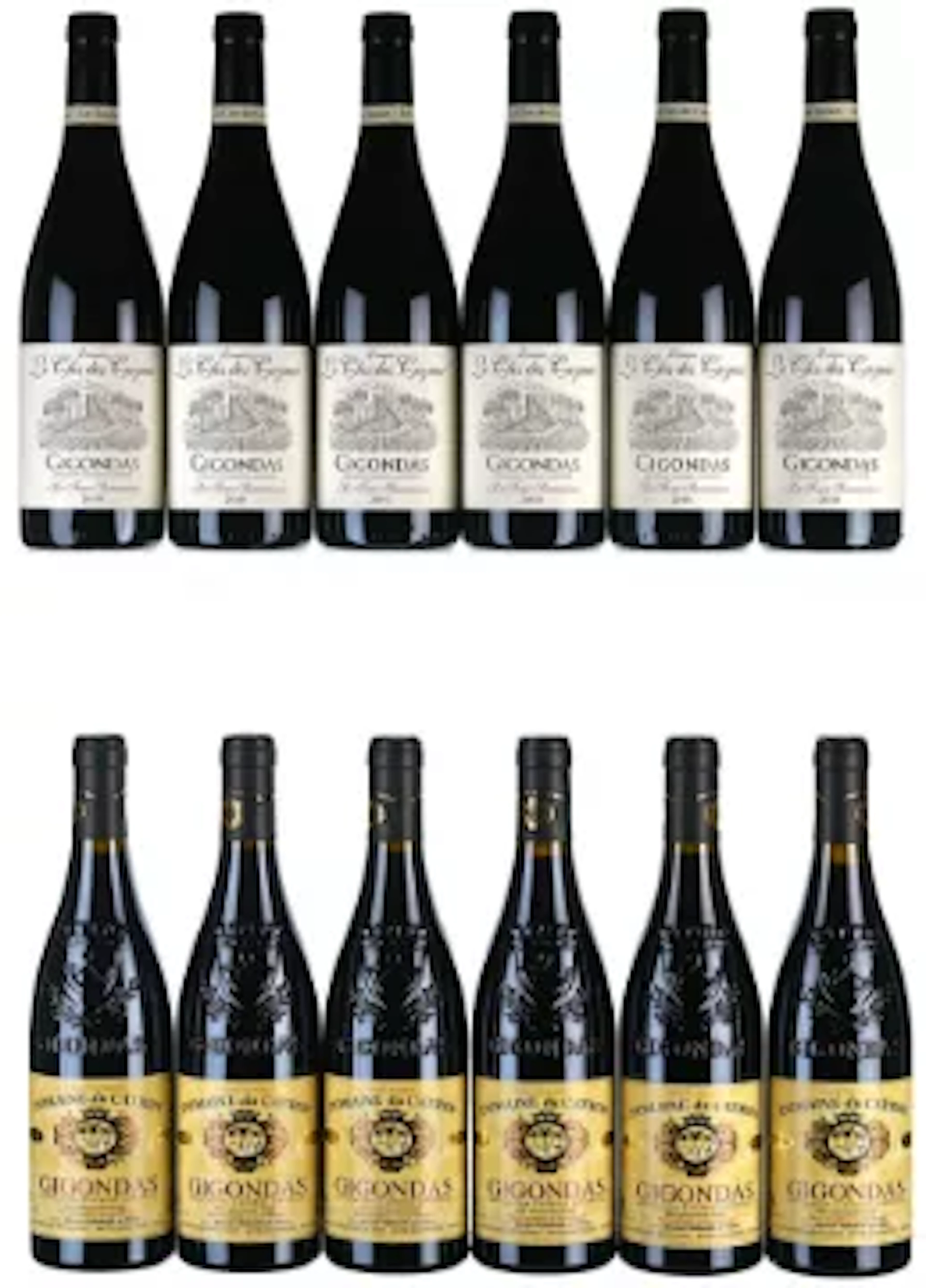 2010/2012 Mixed Lot of Gigondas - In Bond