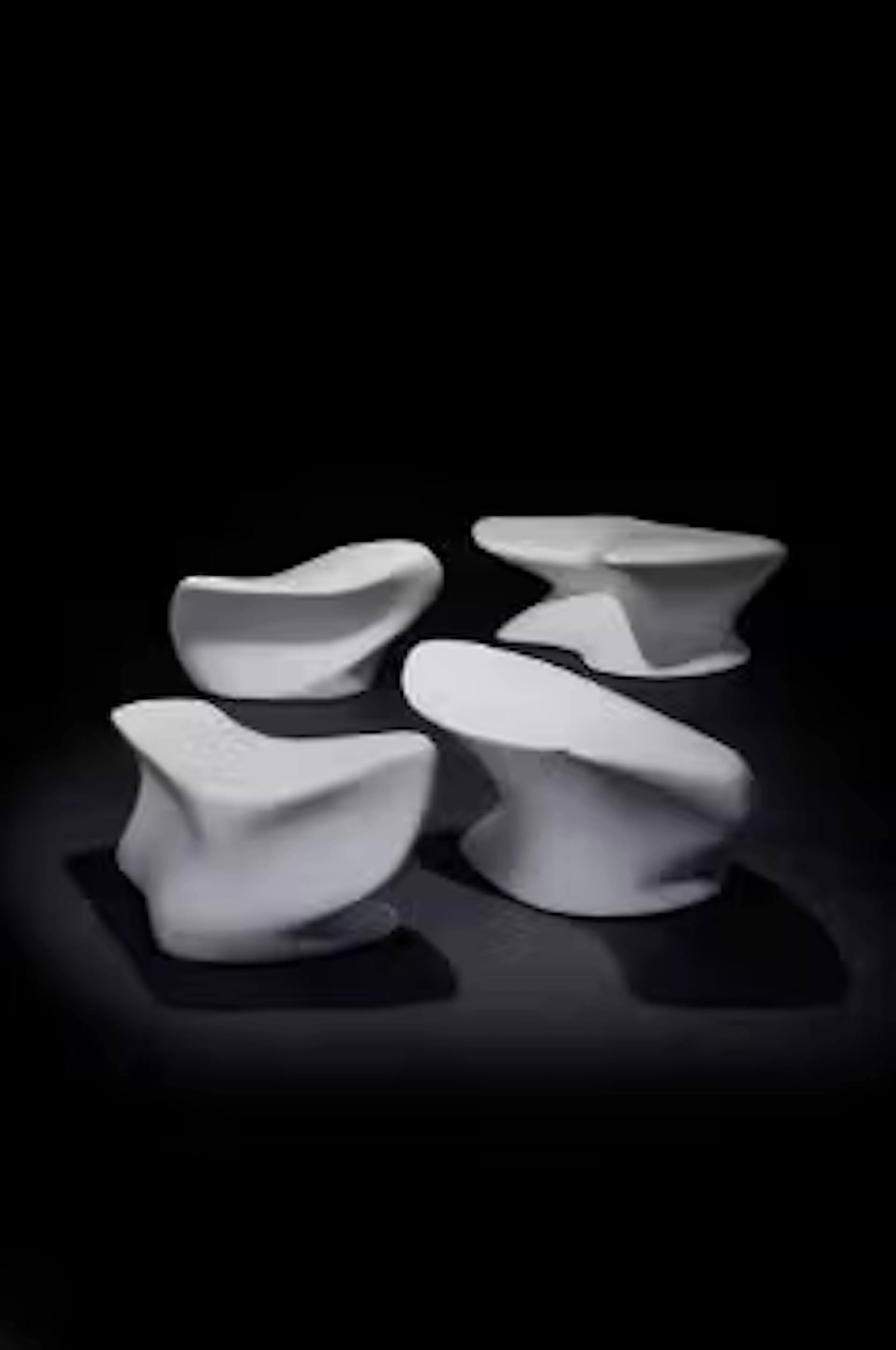 ZAHA HADID (IRAQI-BRITISH, 1950-2016), FOUR 'NEKTON' STOOLS; DESIGNED