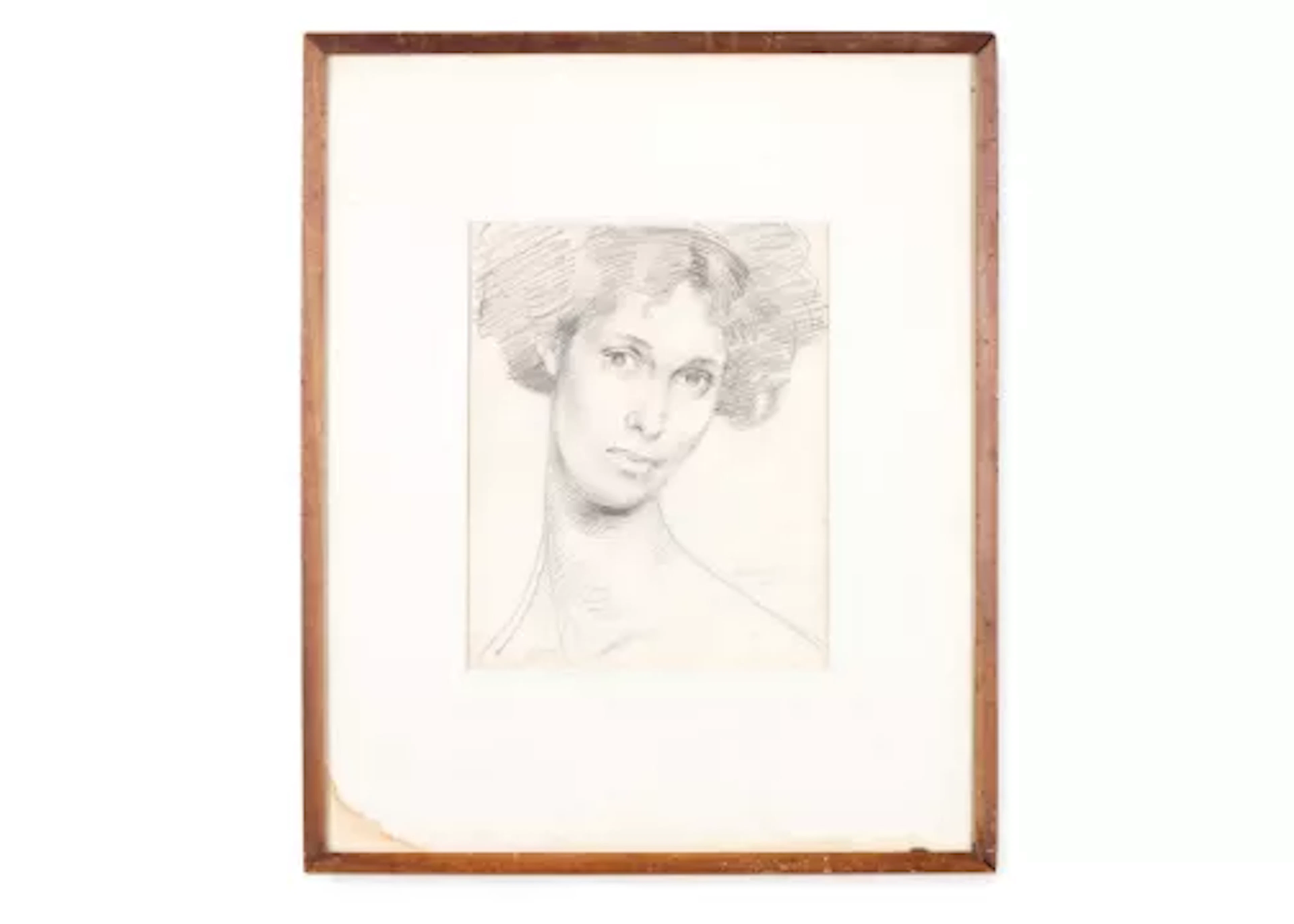 λ HENRY LAMB R.A. (BRITISH 1883-1960) HEAD STUDY, PORTRAIT OF ELIZABETH JAMESON