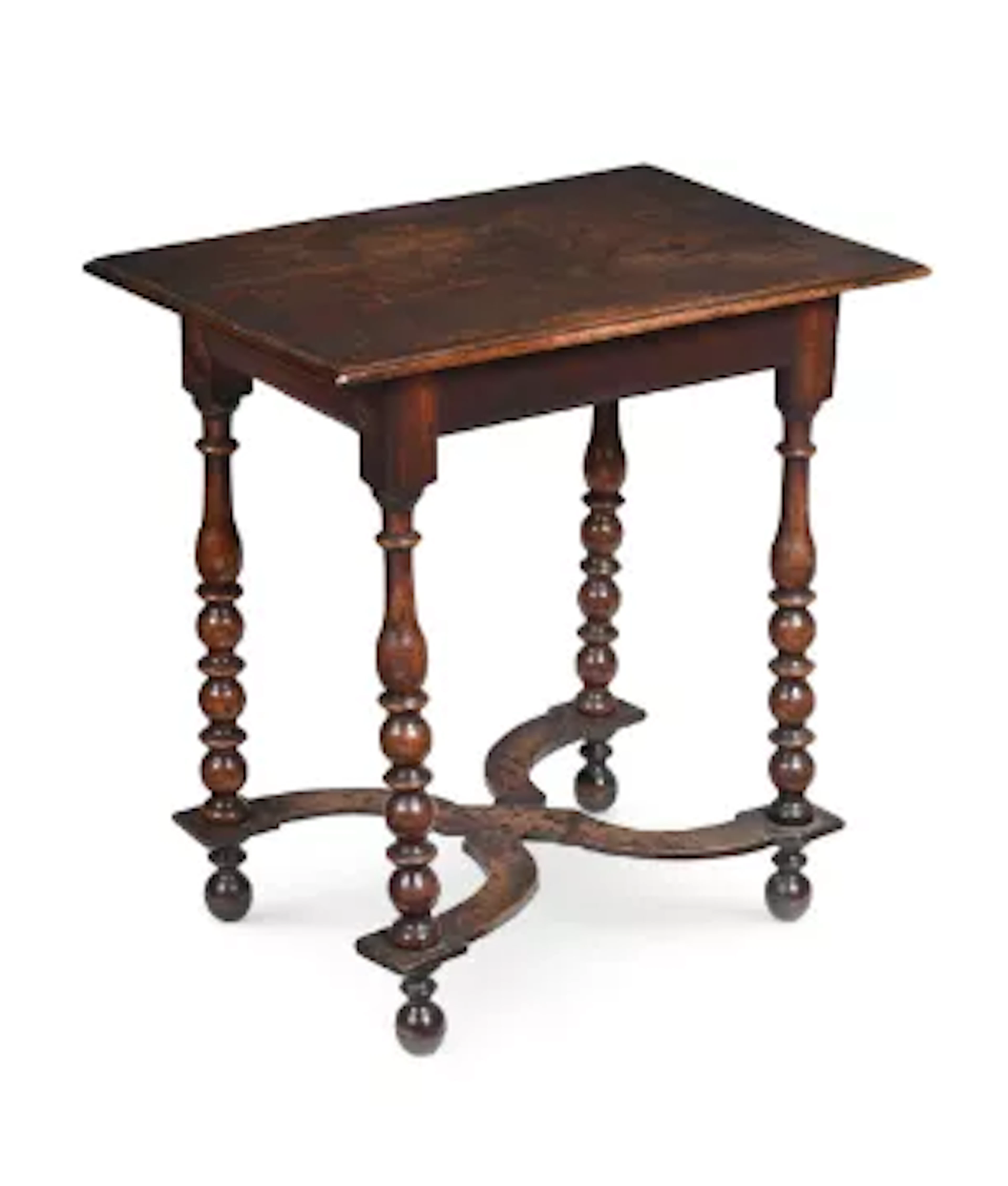 A WILLIAM & MARY WALNUT AND FRUITWOOD CENTRE TABLE, CIRCA 1690