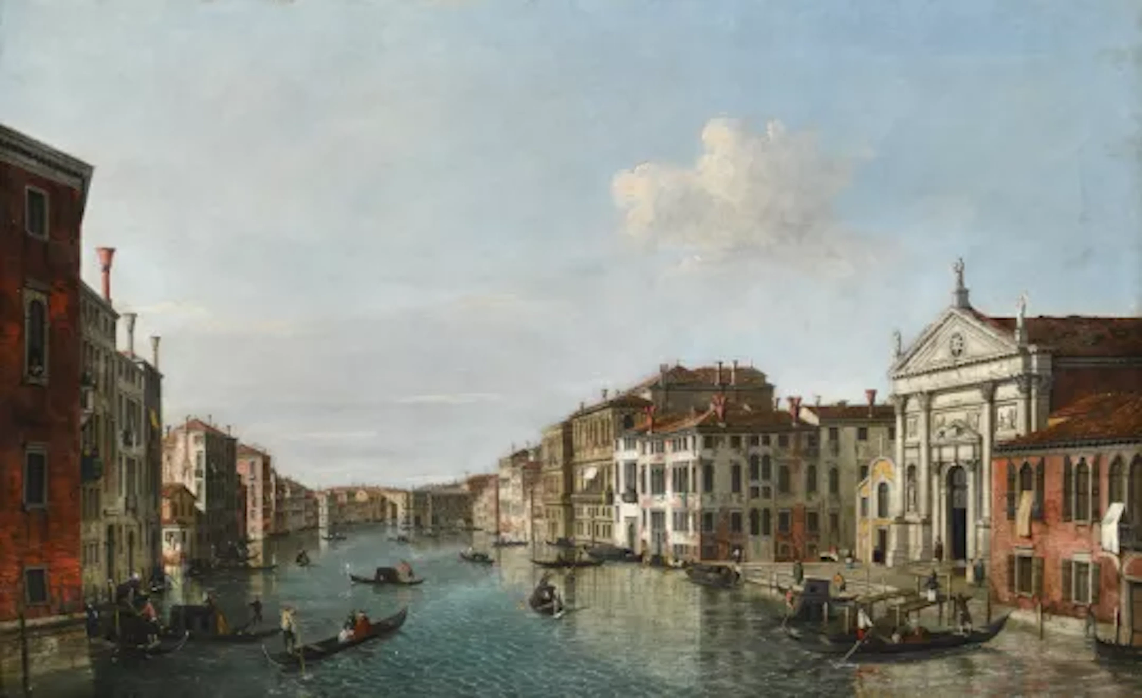 FOLLOWER OF GIOVANNI ANTONIO CANAL, CALLED CANALETTO, VIEW OF THE