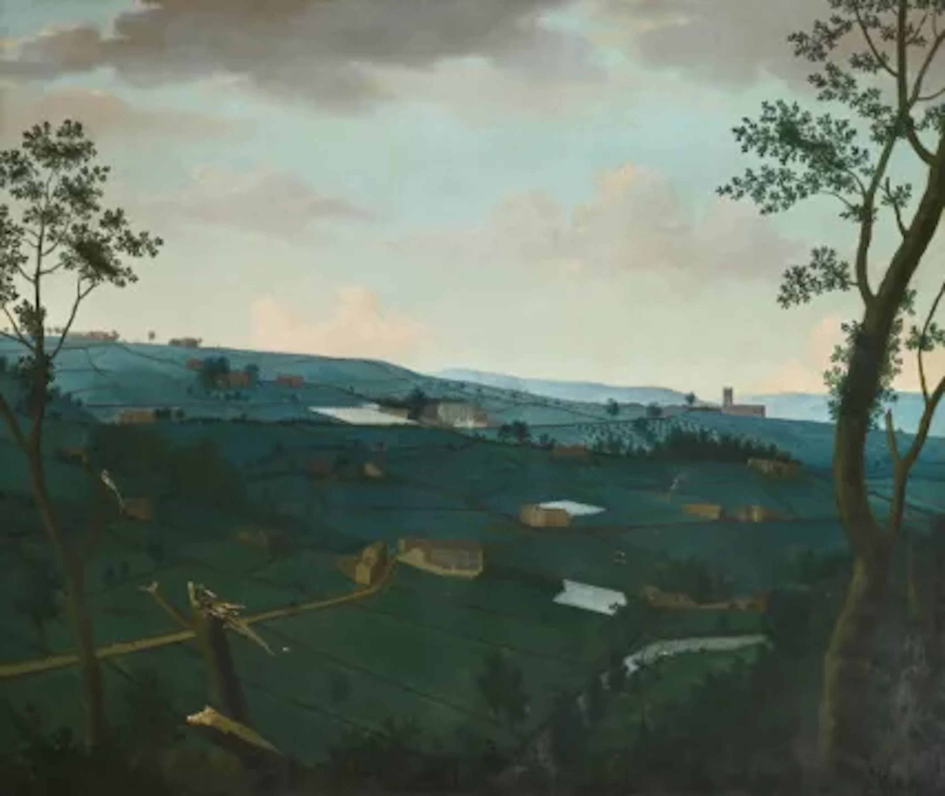 NATHAN THÉODORE FIELDING (BRITISH 1747-1819), AN EVENING VIEW OF FIELD HOUSE
