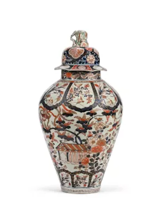 A Japanese Imari baluster jar, Edo period, late 17th century