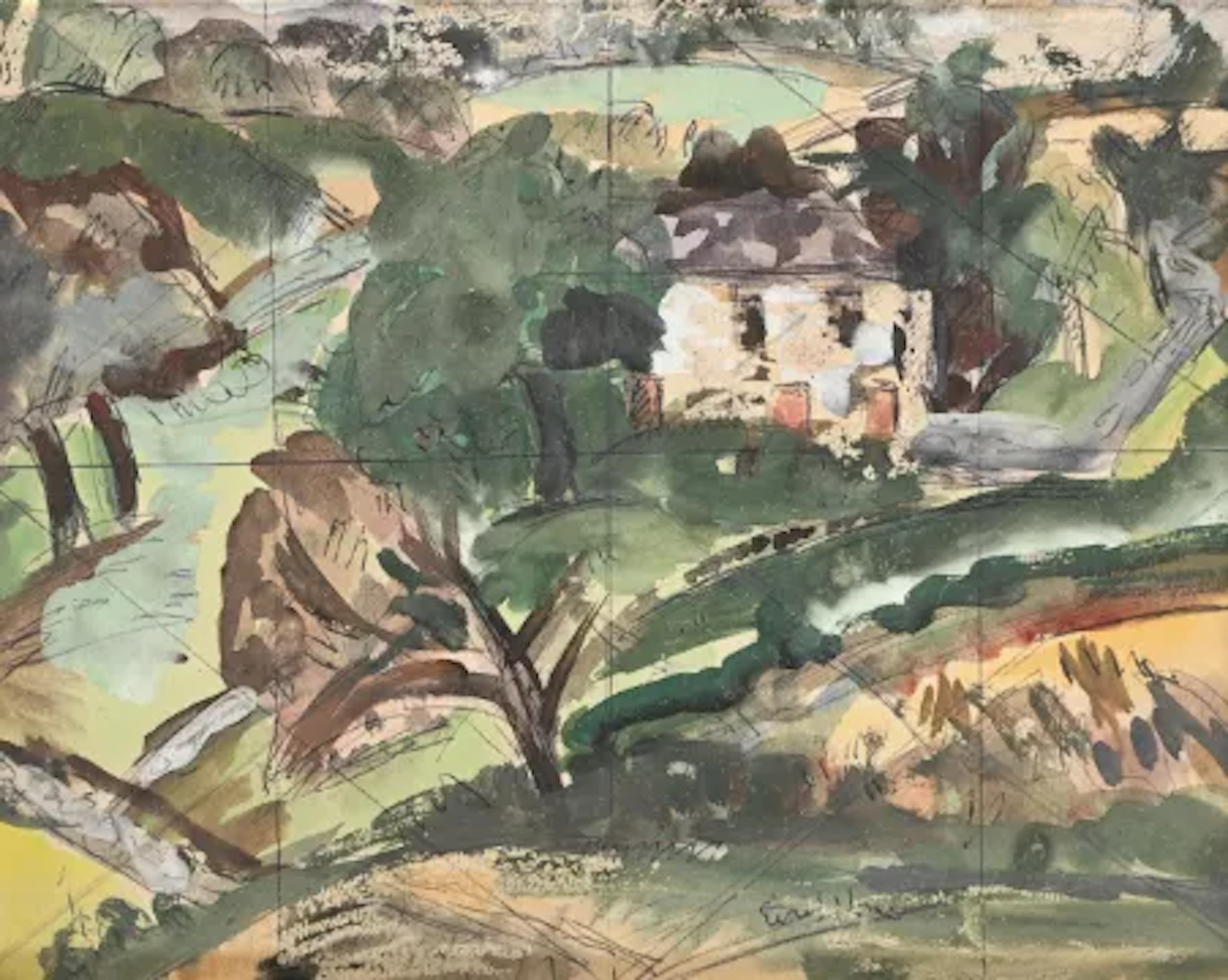 EVIE HONE (IRISH 1894-1955), AT KILLAVULLEN, CO CORK, IRELAND