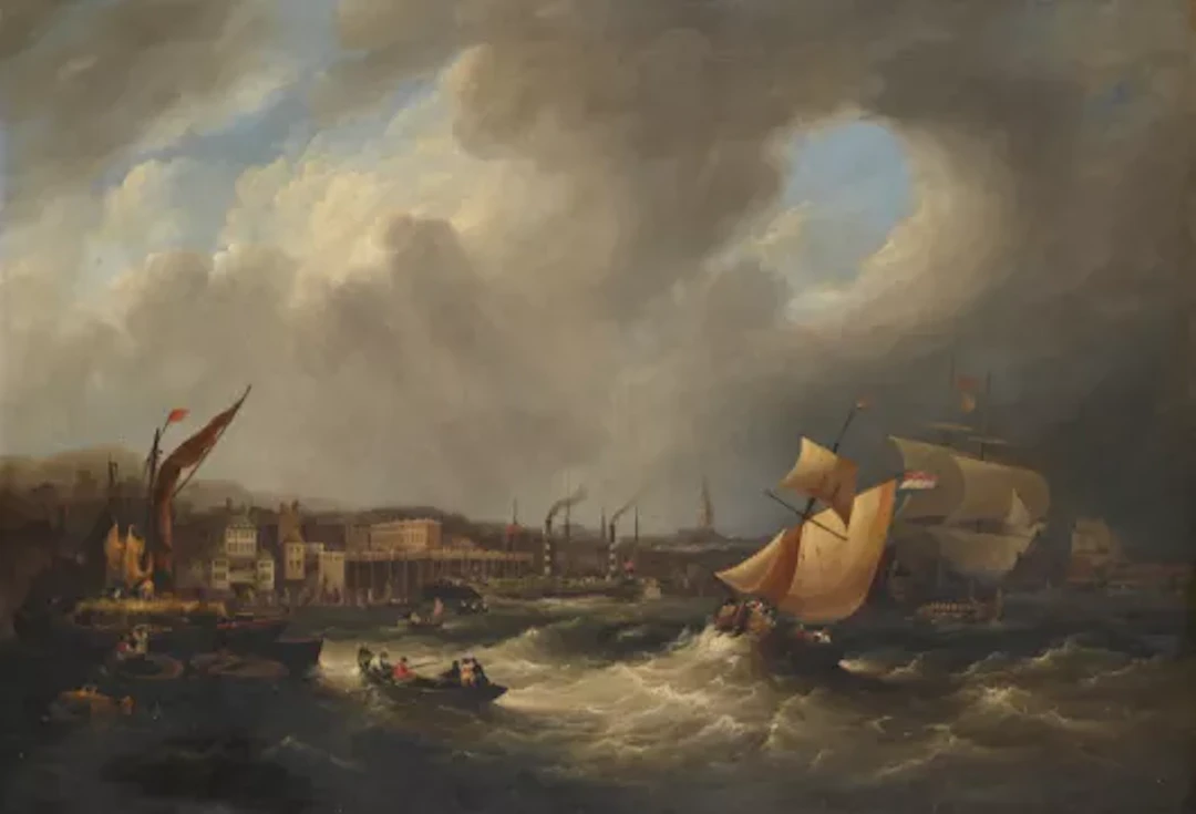 ATTRIBUTED TO FREDERICK CALVERT (BRITISH CIRCA 1785-1844, THE PADDLE