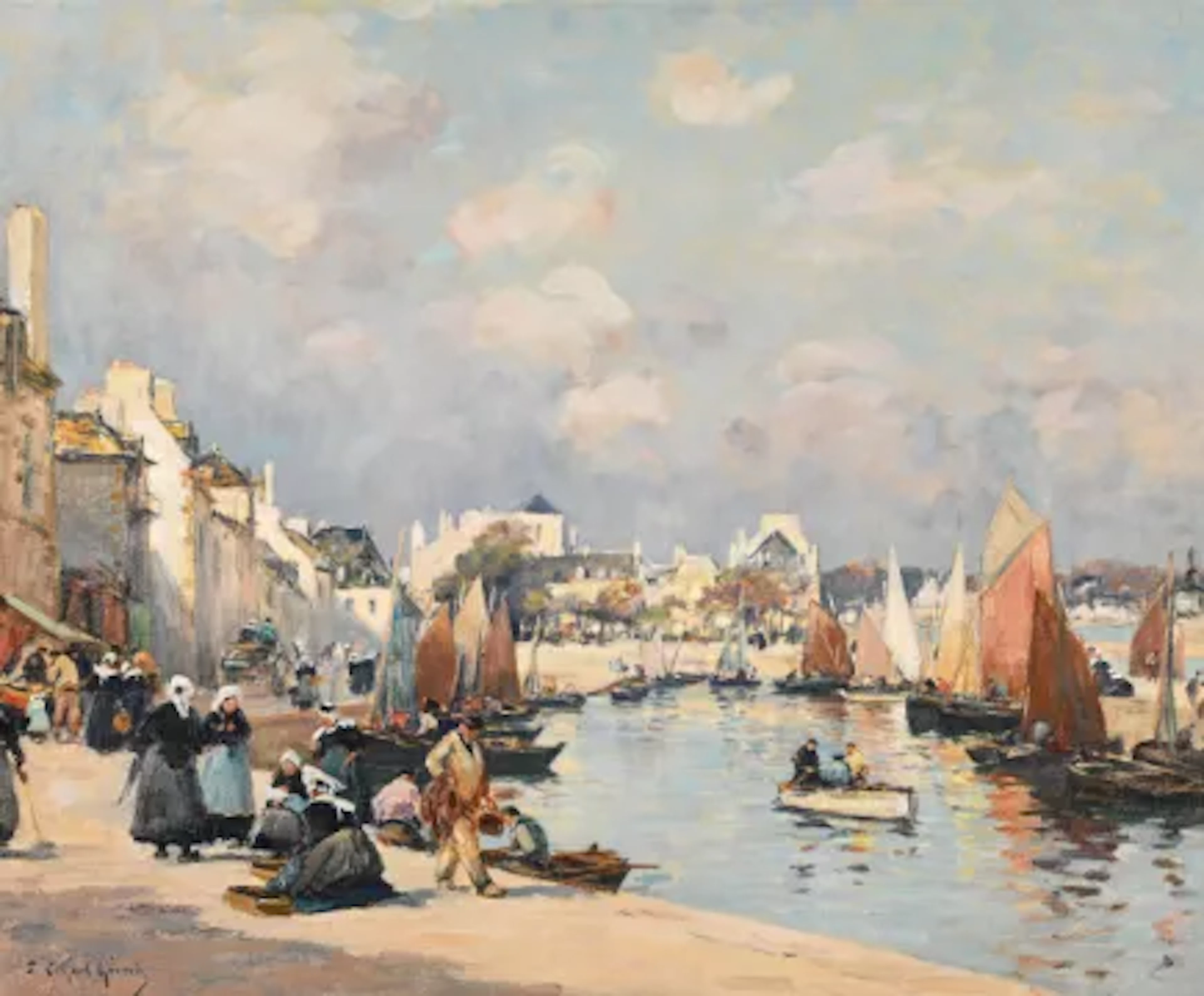 FERNAND MARIE EUGÈNE LE GOUT-GÉRARD (FRENCH 1856-1924), CONCARNEAU