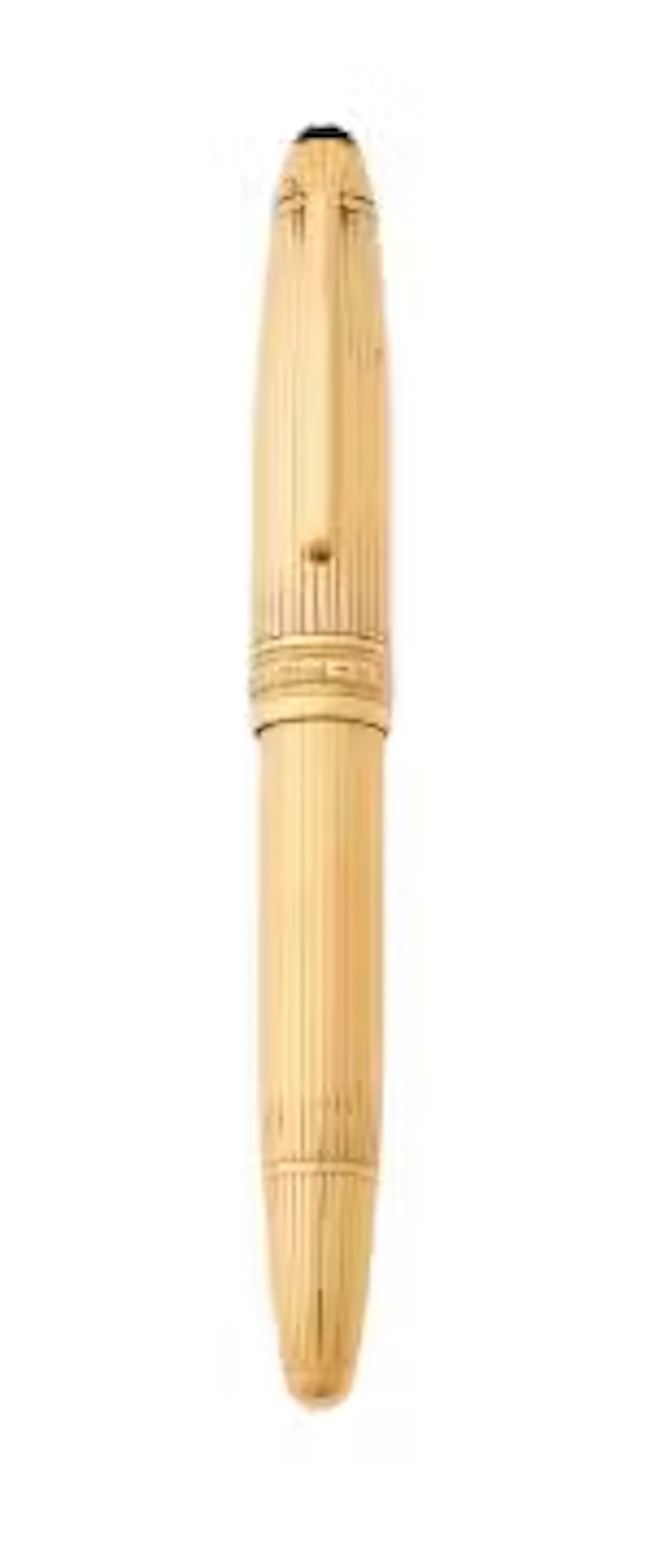 MONTBLANC, LE GRAND, A SILVER GILT FOUNTAIN PEN