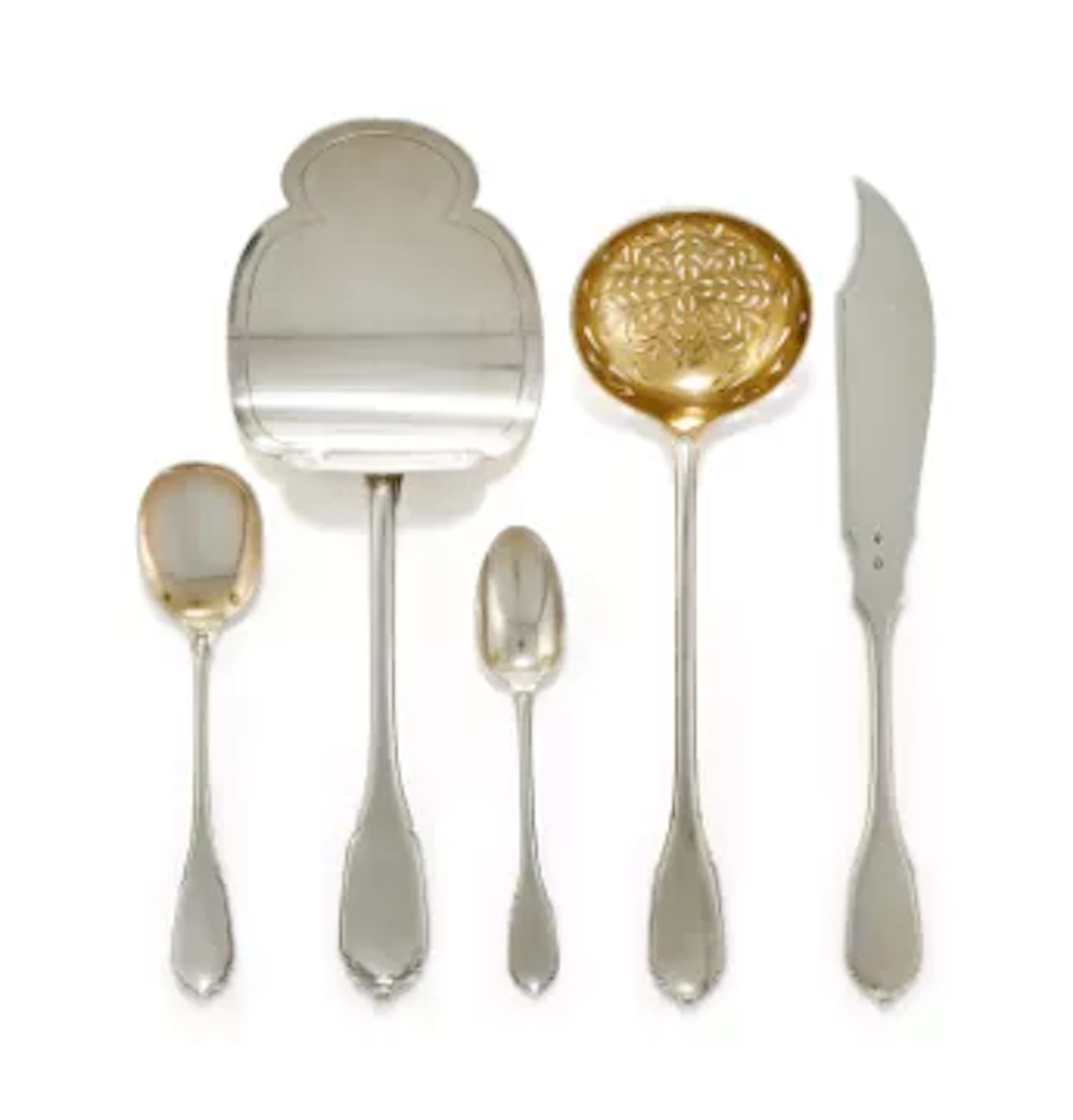 A FRENCH SILVER PART TABLE SERVICE, MAISON CARDEILHAC (AMÉLIE CARDEILHAC)