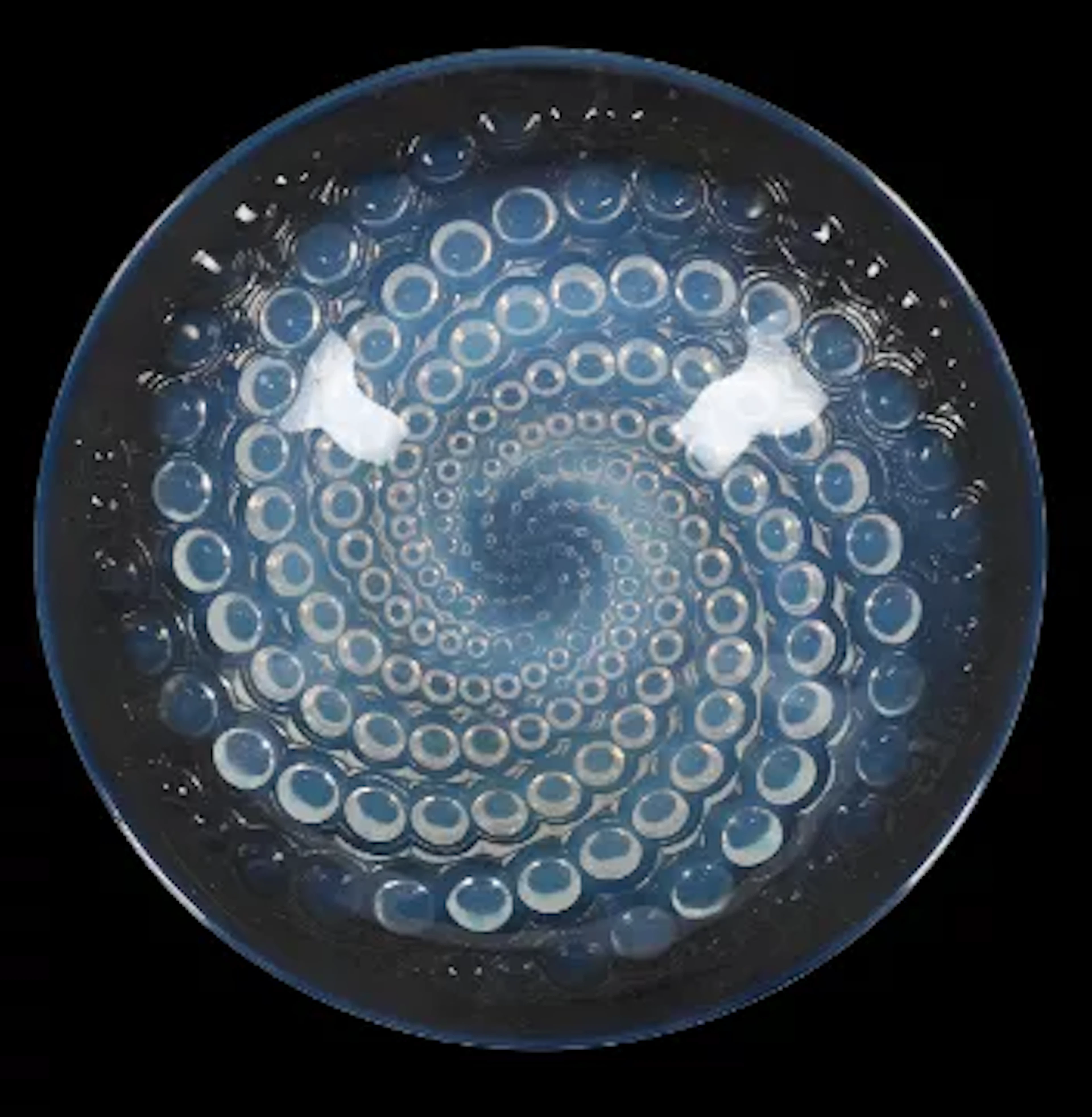 RENÉ LALIQUE (FRENCH, 1860-1945), 'VOLUTES' BOWL, DESIGNED 1934, PRE 1945
